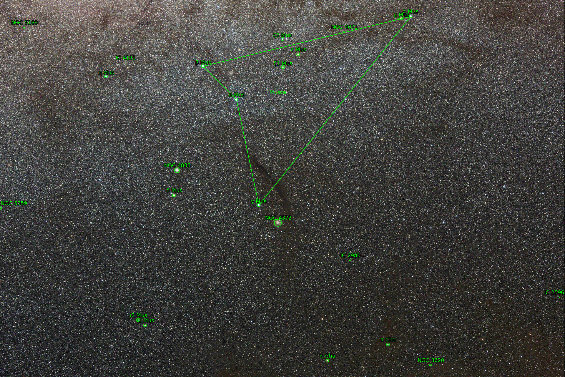 Sternkarten-Overlay (Astrometry.net)