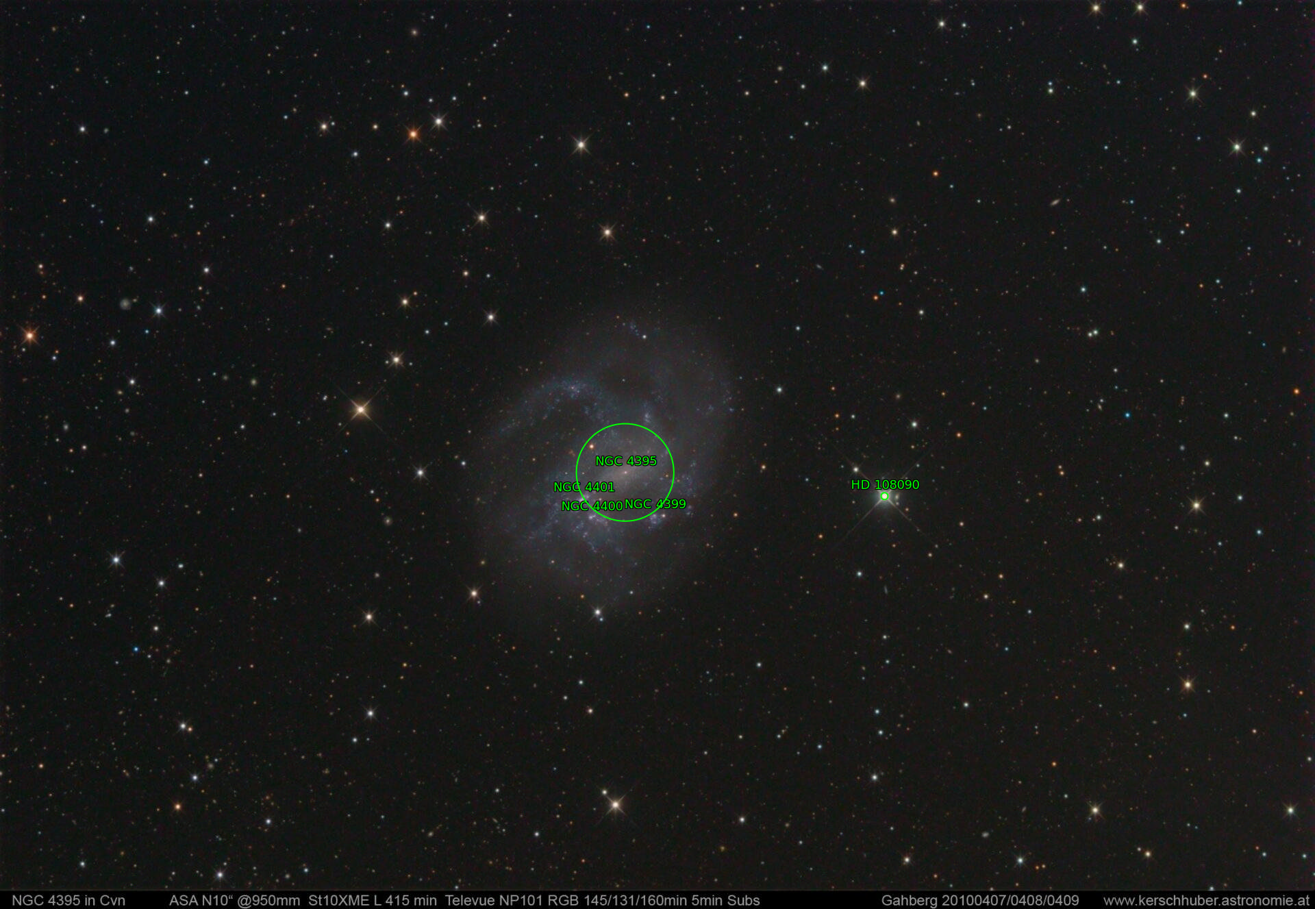 Sternkarten-Overlay (Astrometry.net)