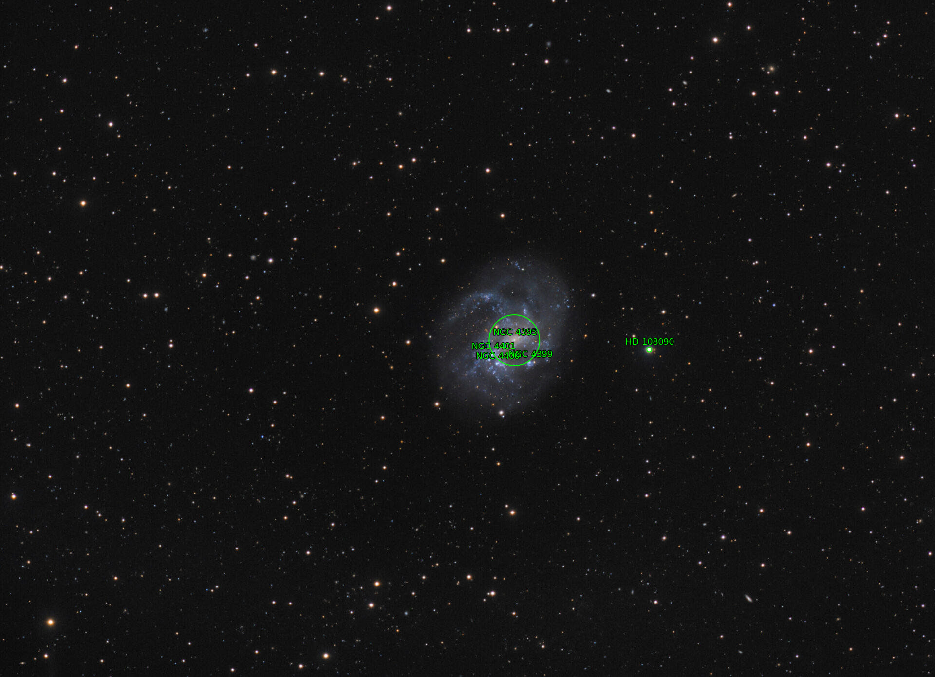 Sternkarten-Overlay (Astrometry.net)