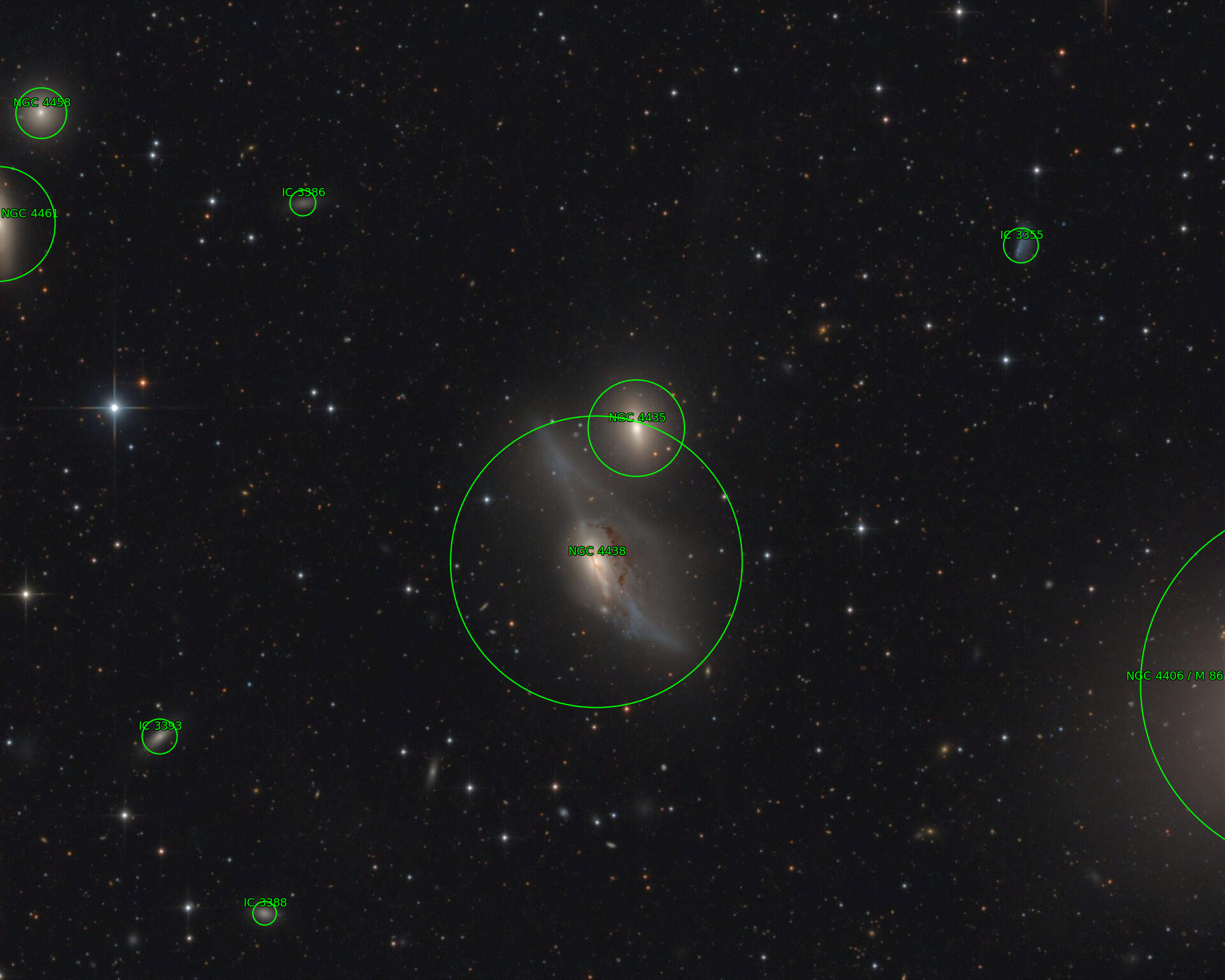 Sternkarten-Overlay (Astrometry.net)