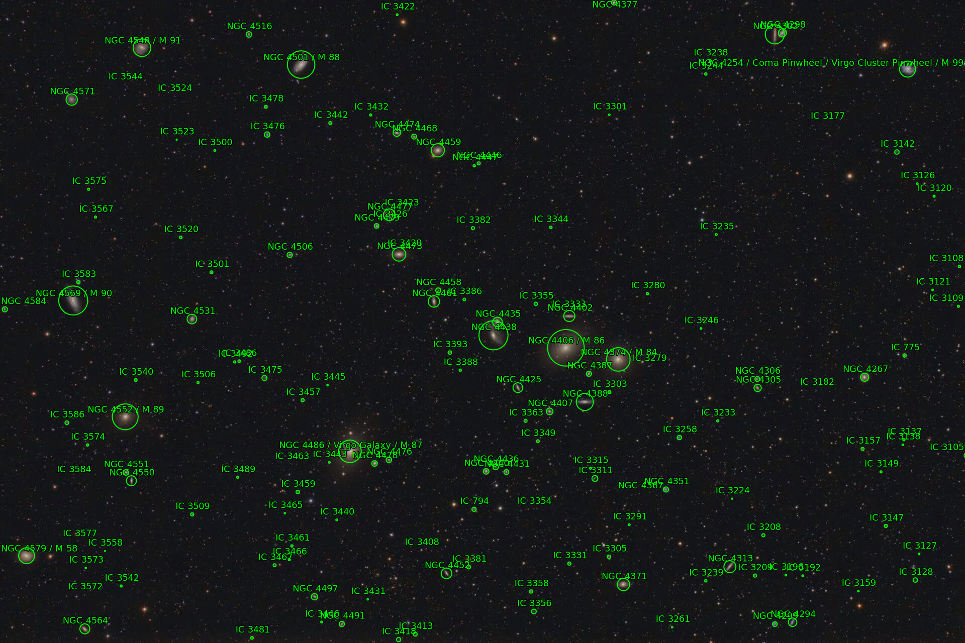 Sternkarten-Overlay (Astrometry.net)