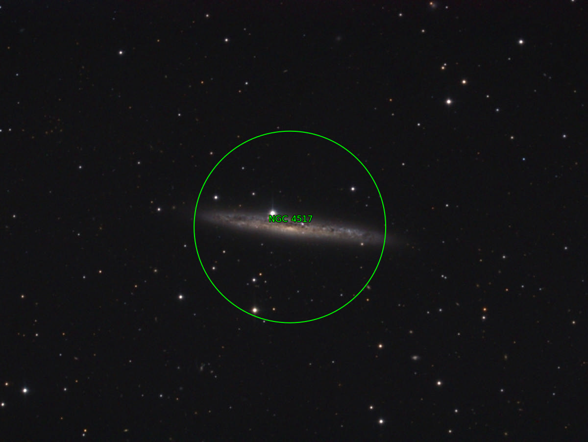 Sternkarten-Overlay (Astrometry.net)