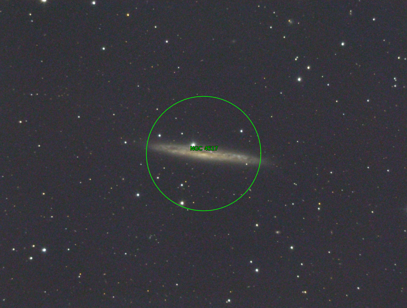 Sternkarten-Overlay (Astrometry.net)