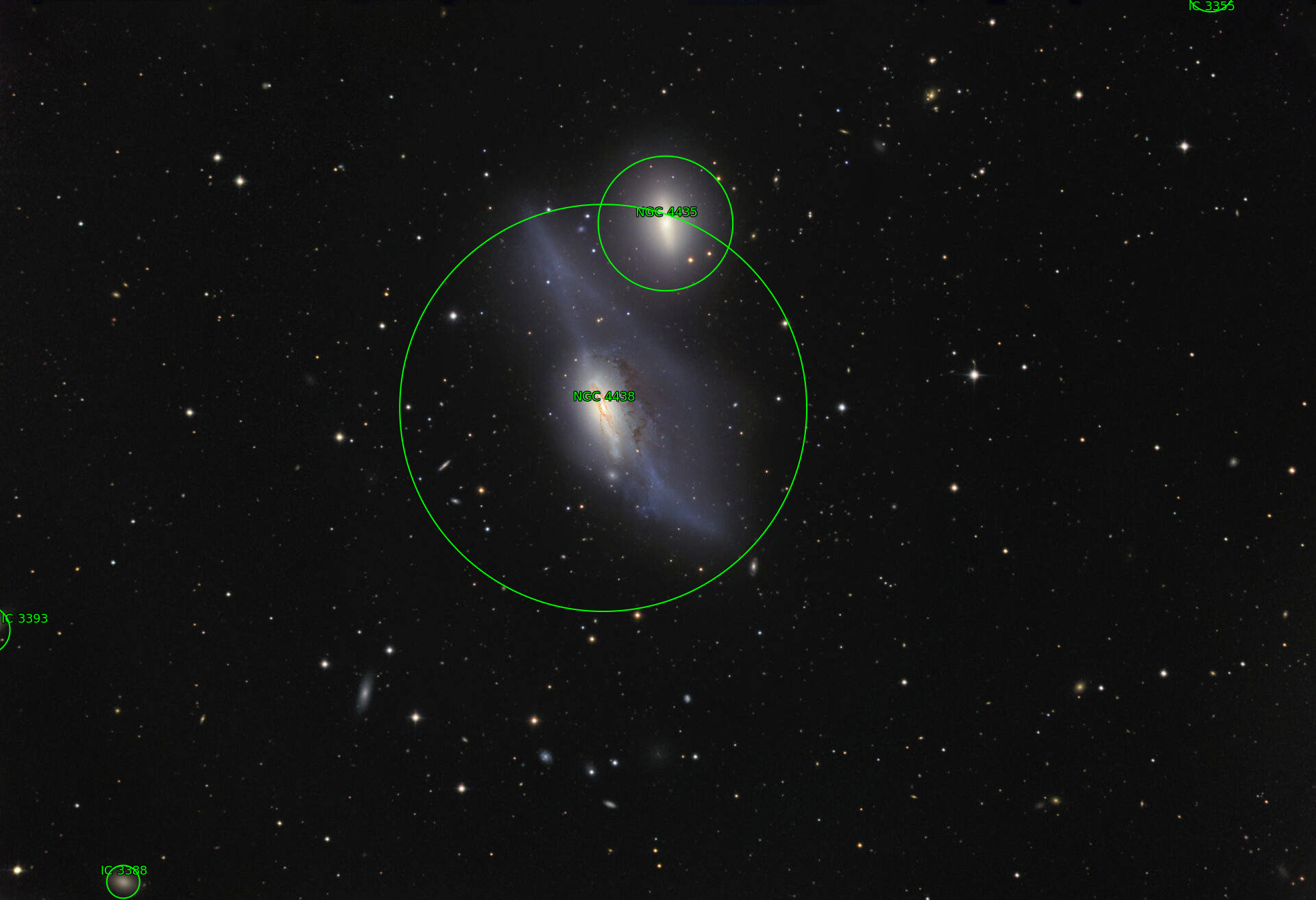 Sternkarten-Overlay (Astrometry.net)