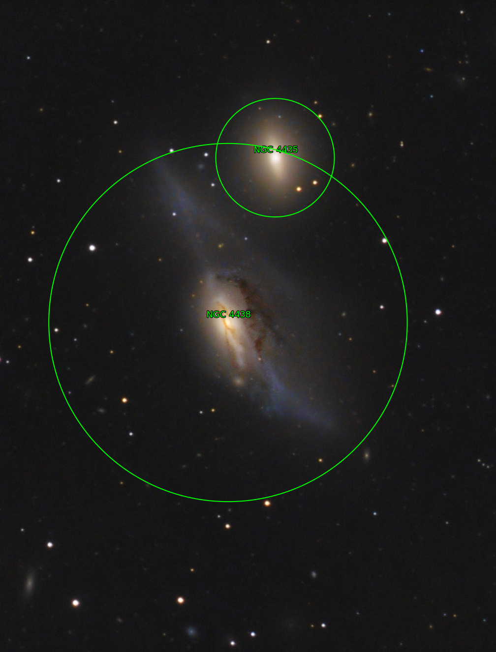Sternkarten-Overlay (Astrometry.net)