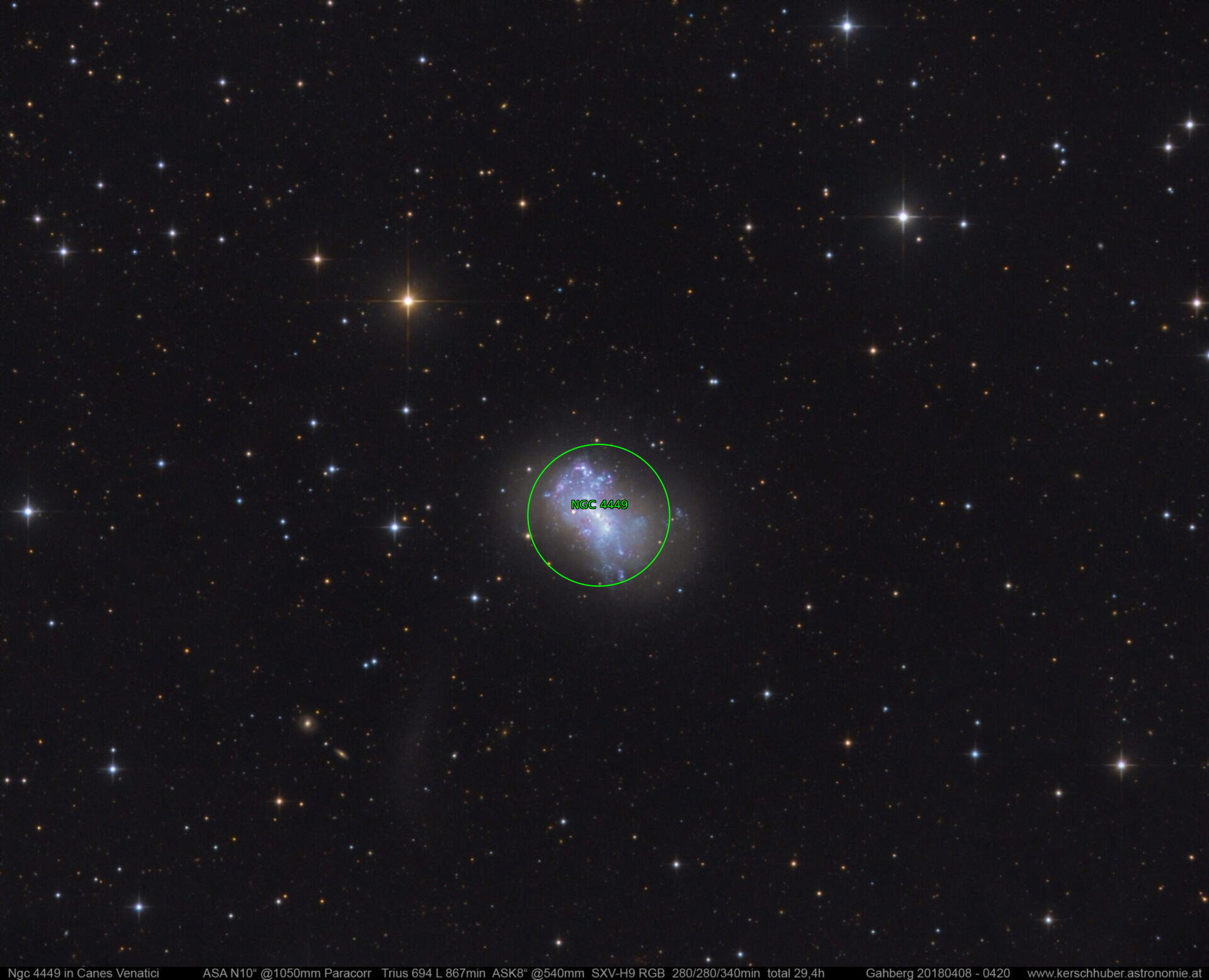 Sternkarten-Overlay (Astrometry.net)