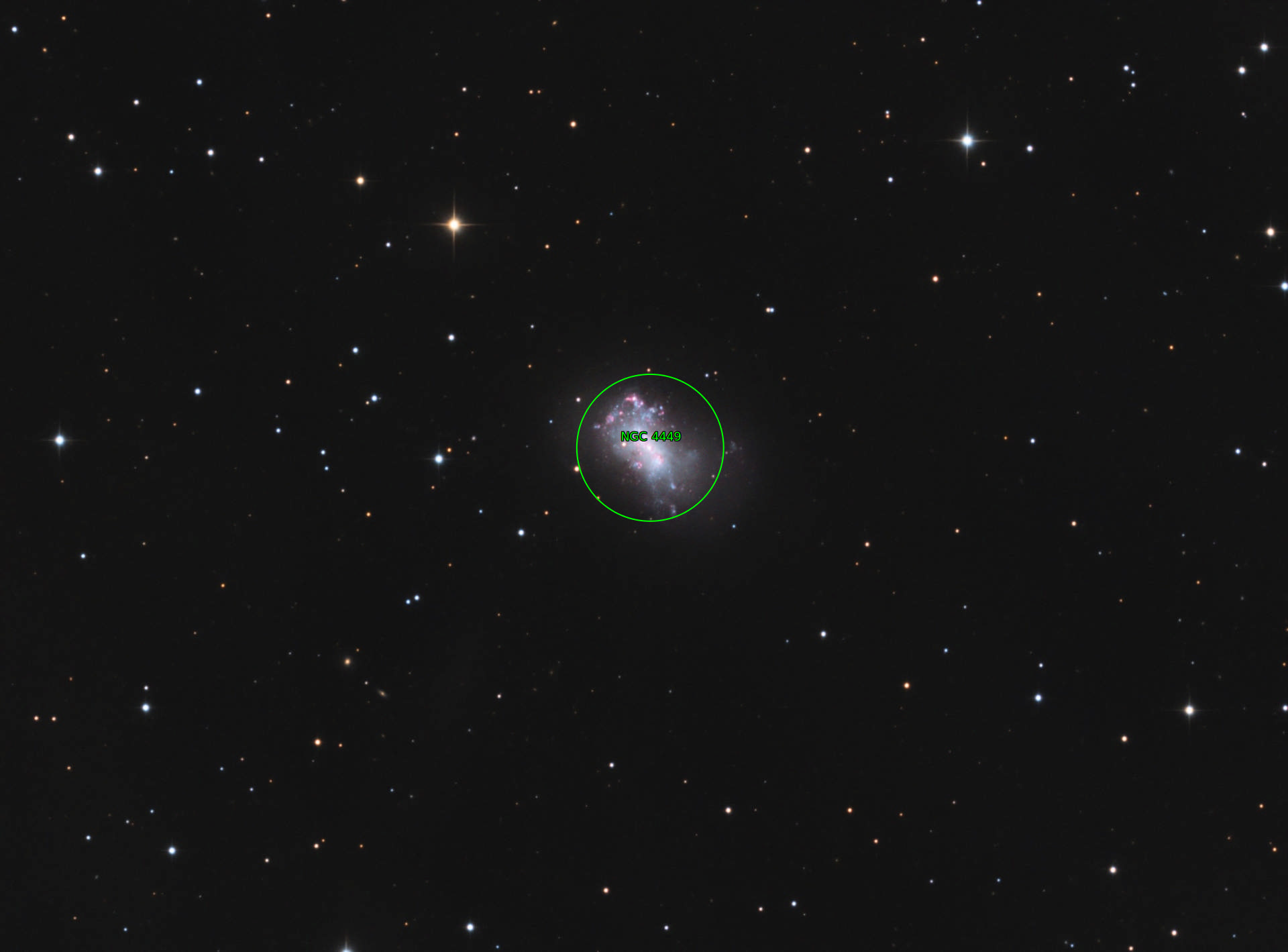 Sternkarten-Overlay (Astrometry.net)