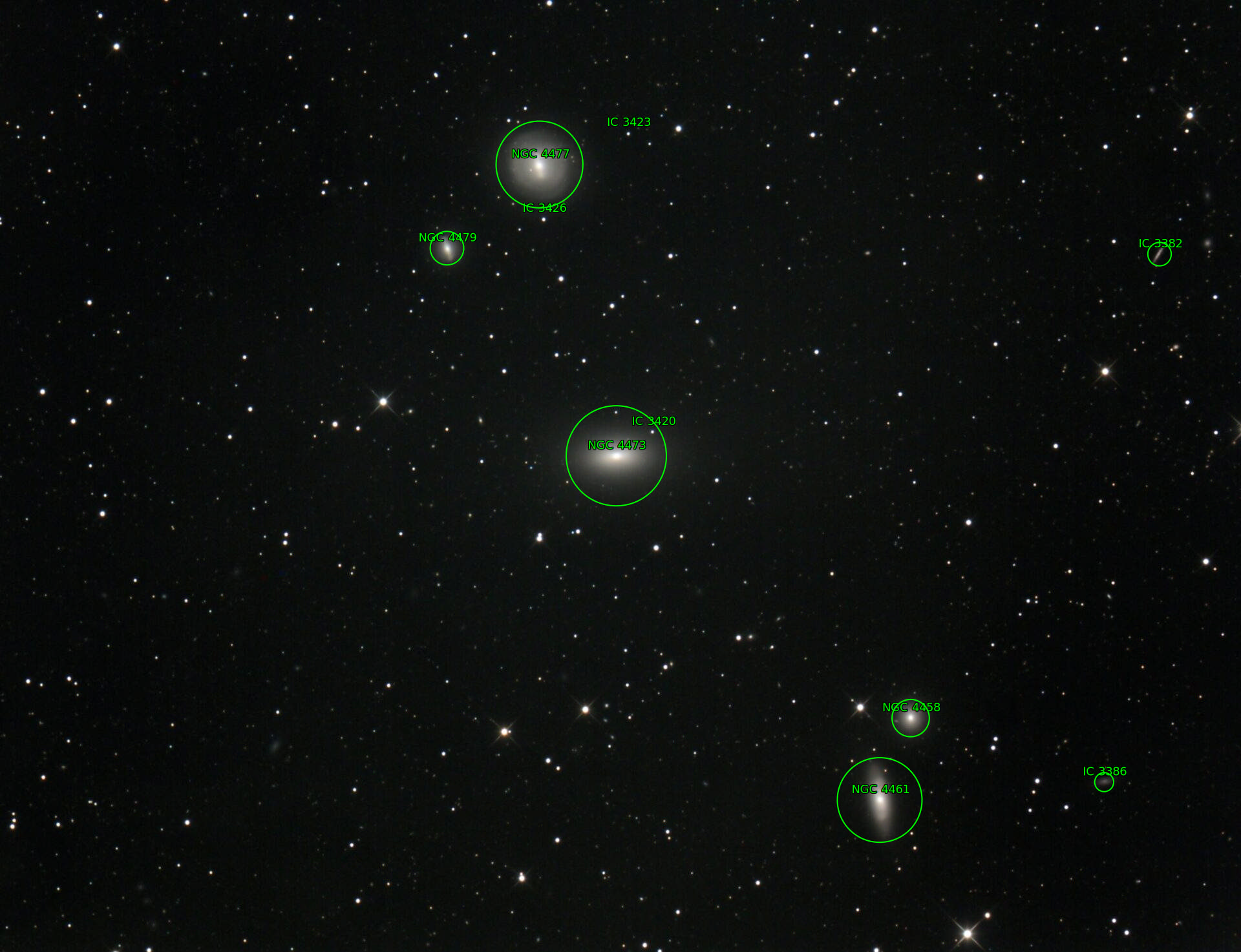 Sternkarten-Overlay (Astrometry.net)
