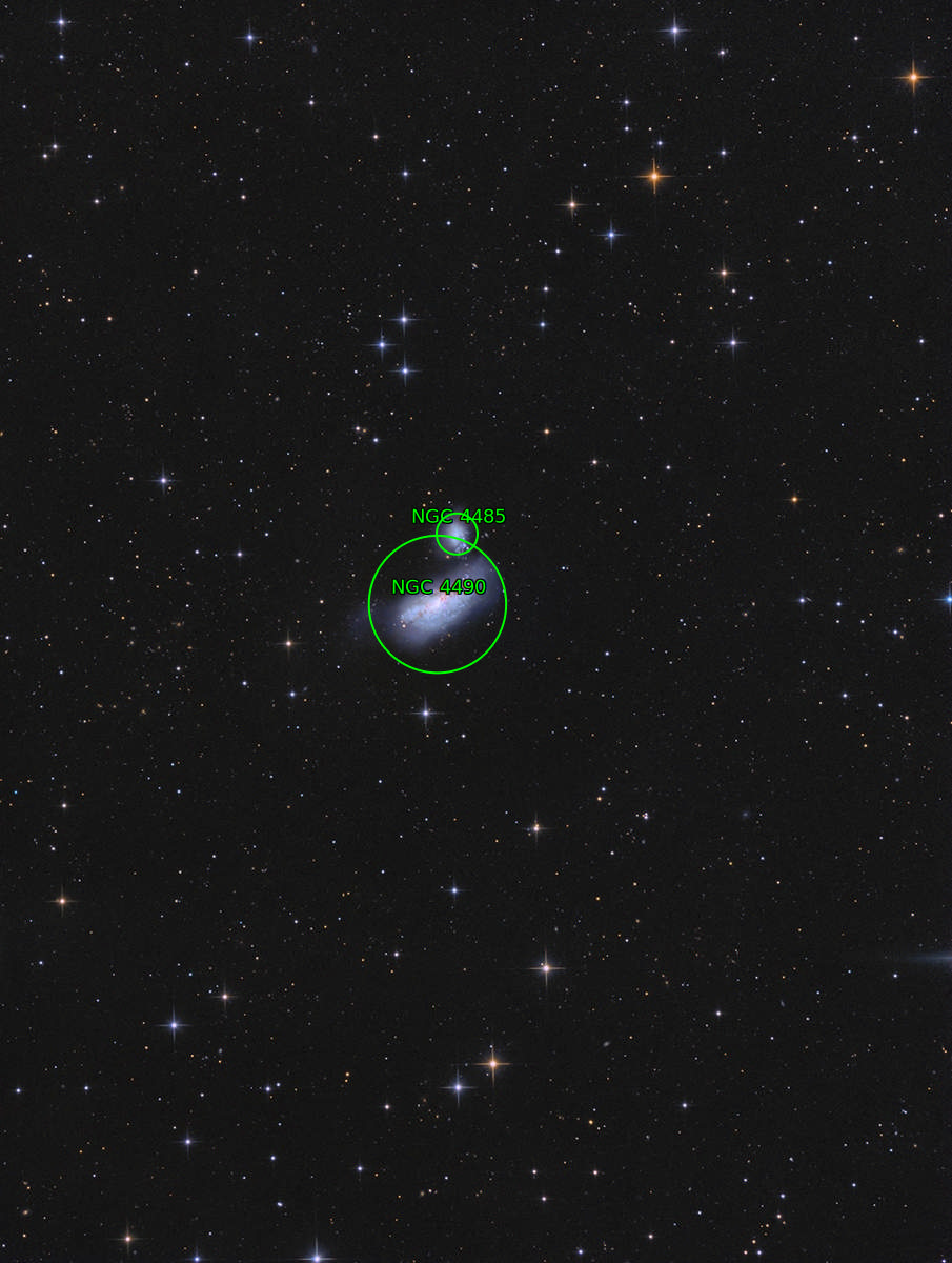 Sternkarten-Overlay (Astrometry.net)