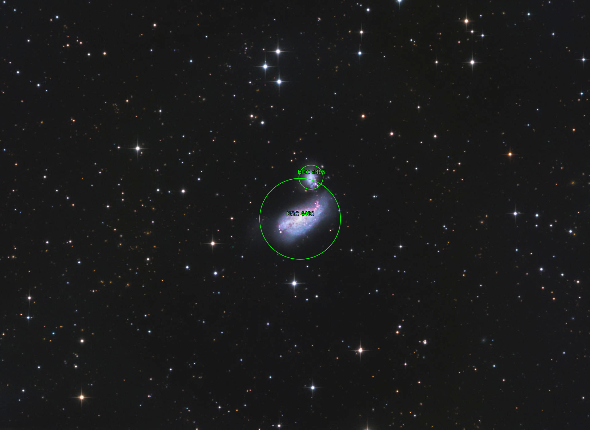 Sternkarten-Overlay (Astrometry.net)