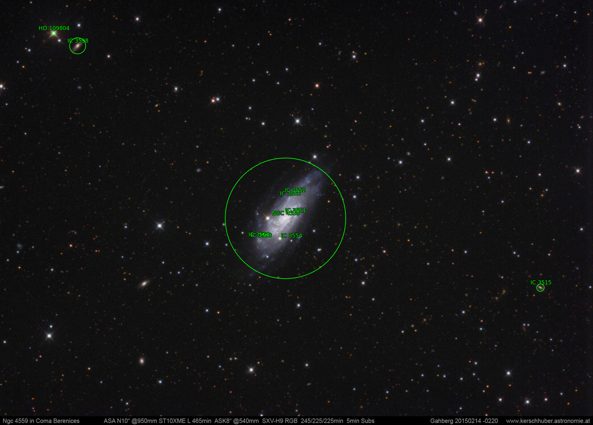 Sternkarten-Overlay (Astrometry.net)