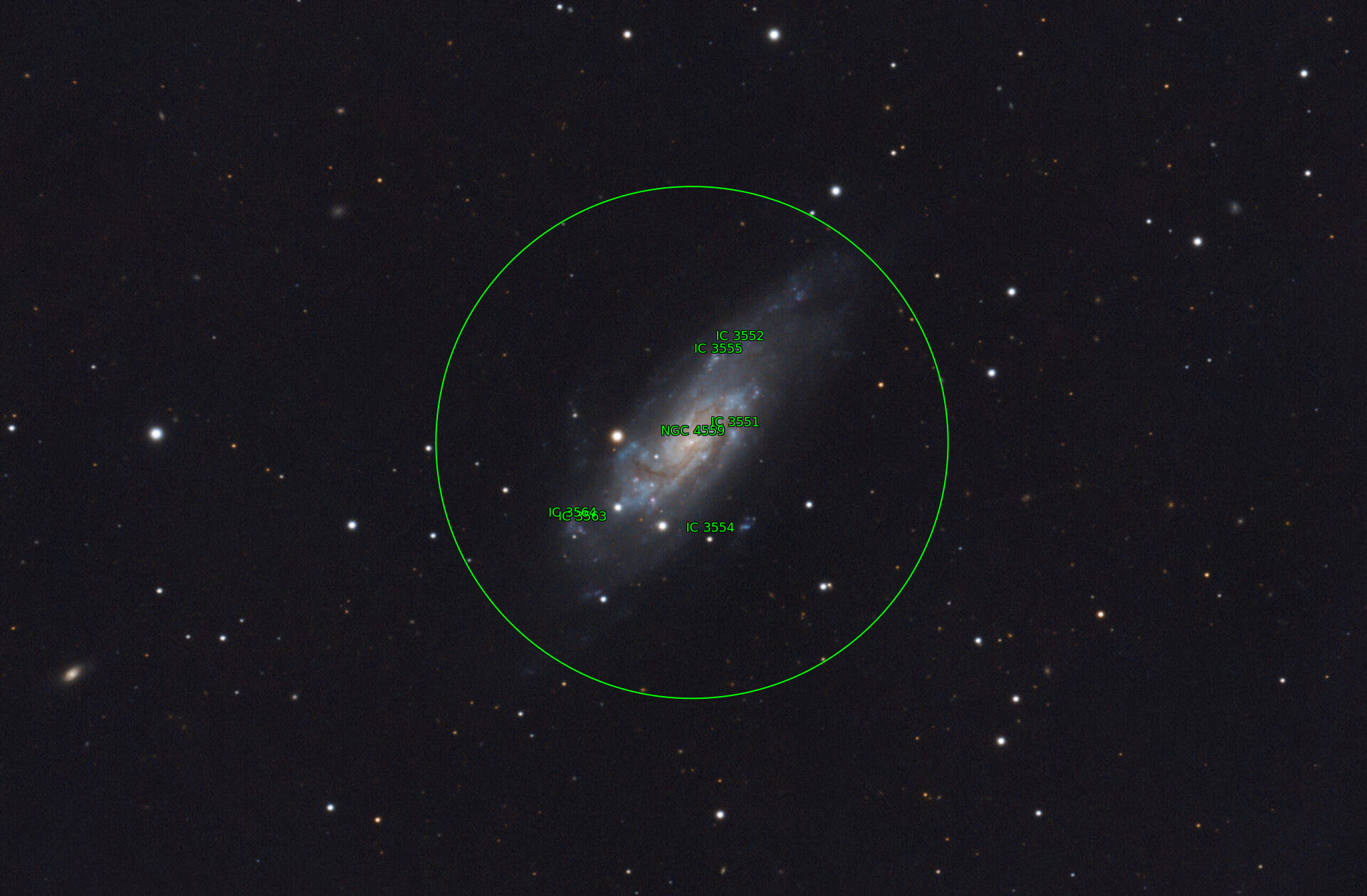 Sternkarten-Overlay (Astrometry.net)