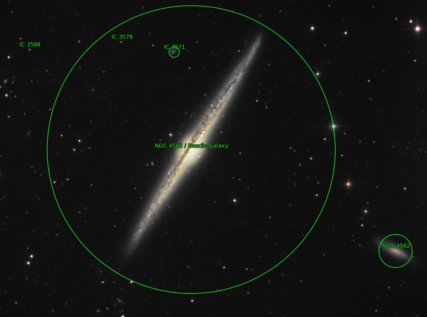 Sternkarten-Overlay (Astrometry.net)