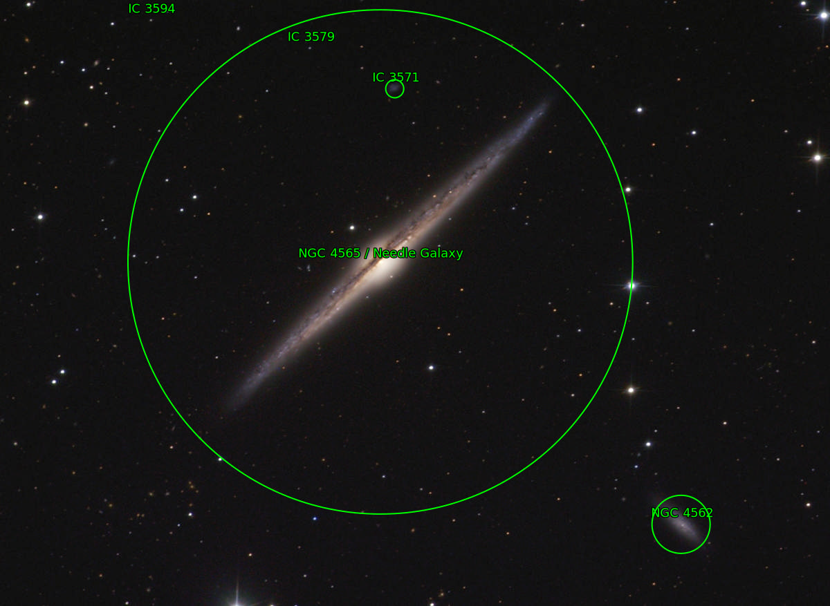 Sternkarten-Overlay (Astrometry.net)