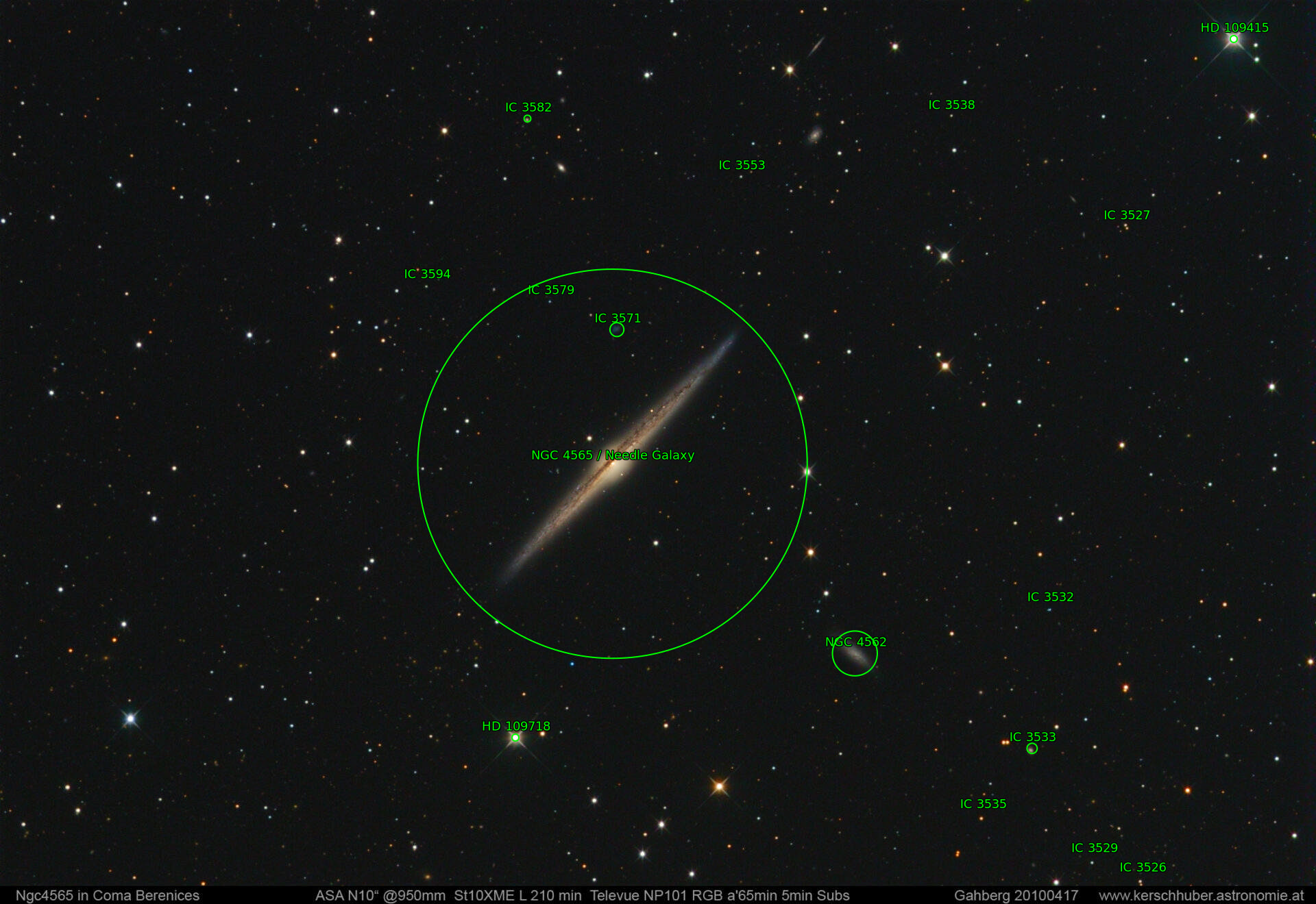 Sternkarten-Overlay (Astrometry.net)