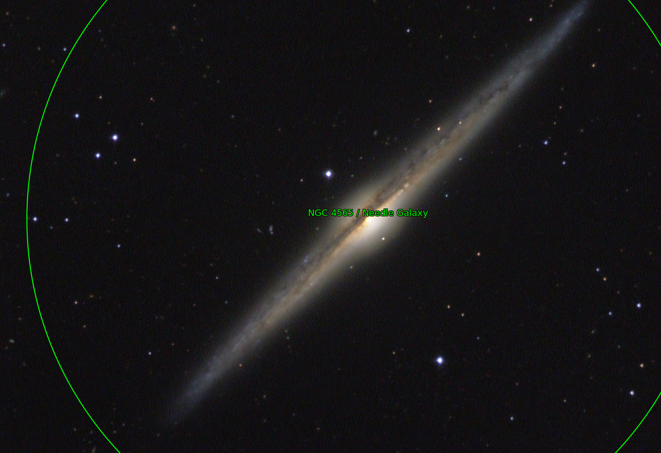 Sternkarten-Overlay (Astrometry.net)
