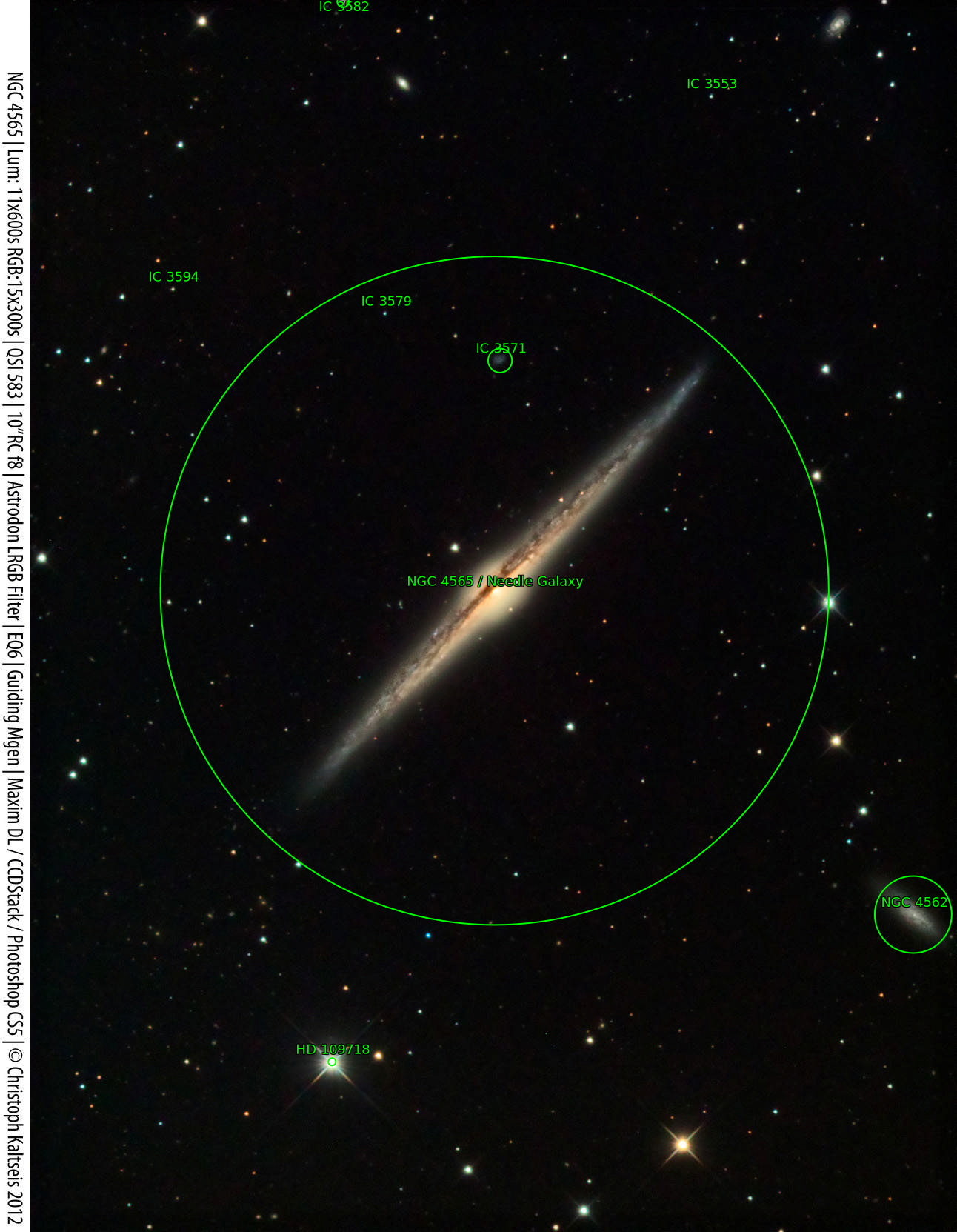 Sternkarten-Overlay (Astrometry.net)