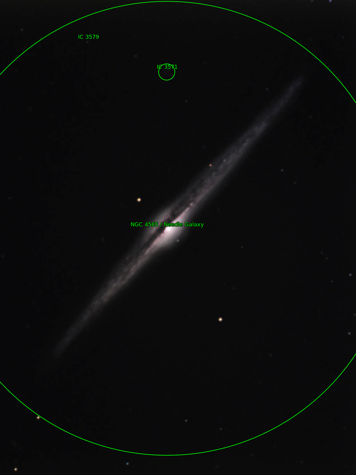 Sternkarten-Overlay (Astrometry.net)