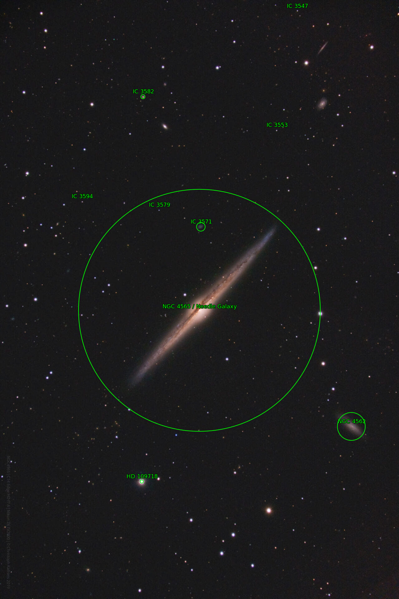 Sternkarten-Overlay (Astrometry.net)