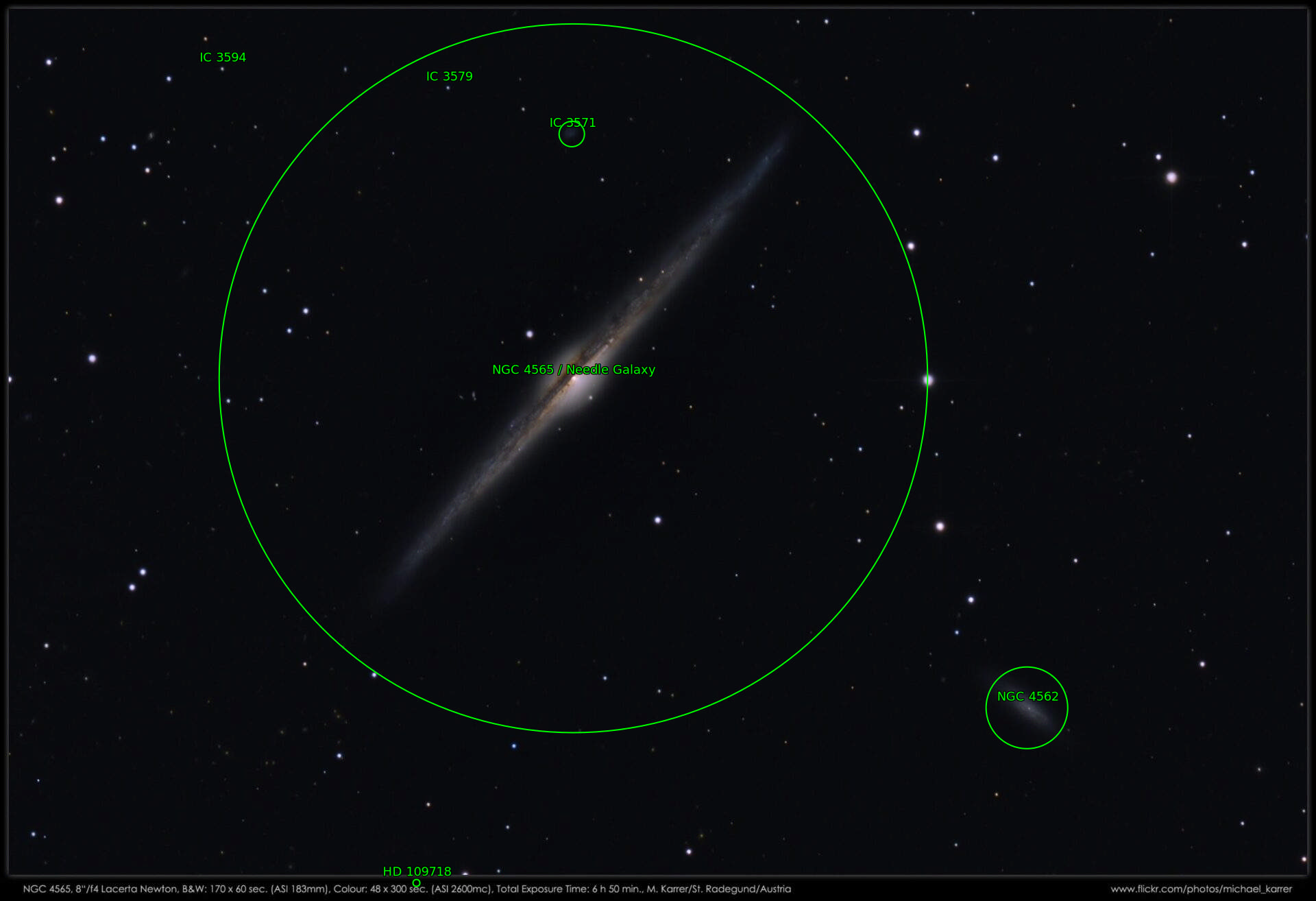 Sternkarten-Overlay (Astrometry.net)