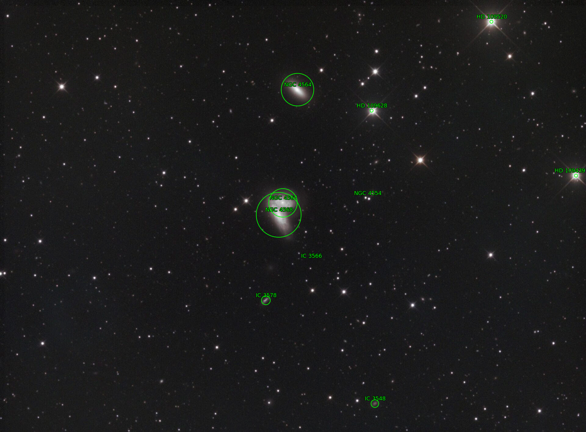 Sternkarten-Overlay (Astrometry.net)
