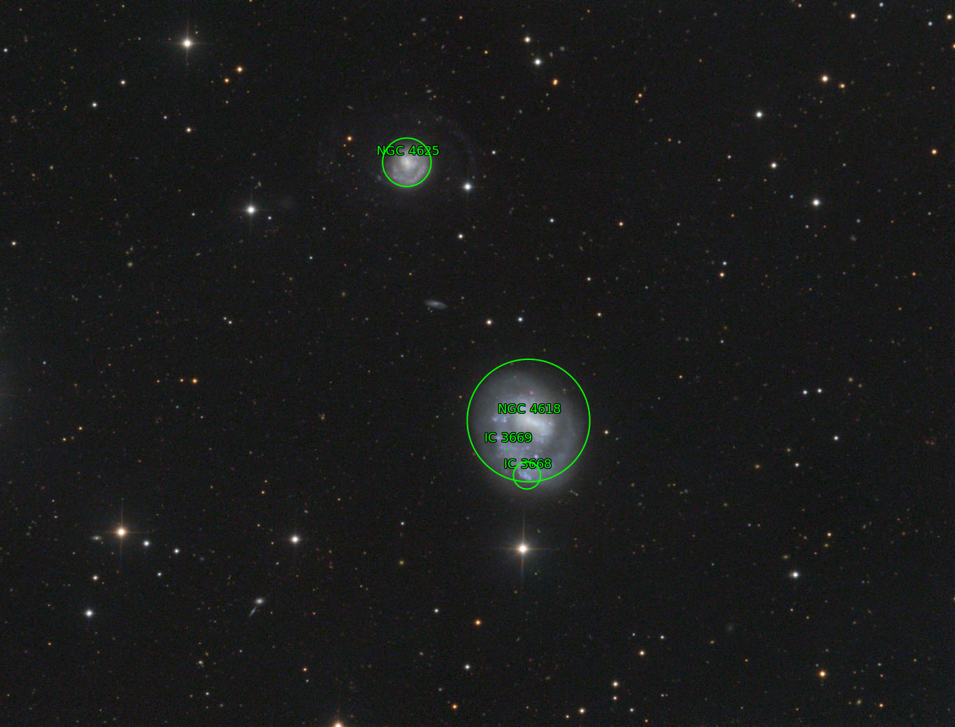 Sternkarten-Overlay (Astrometry.net)