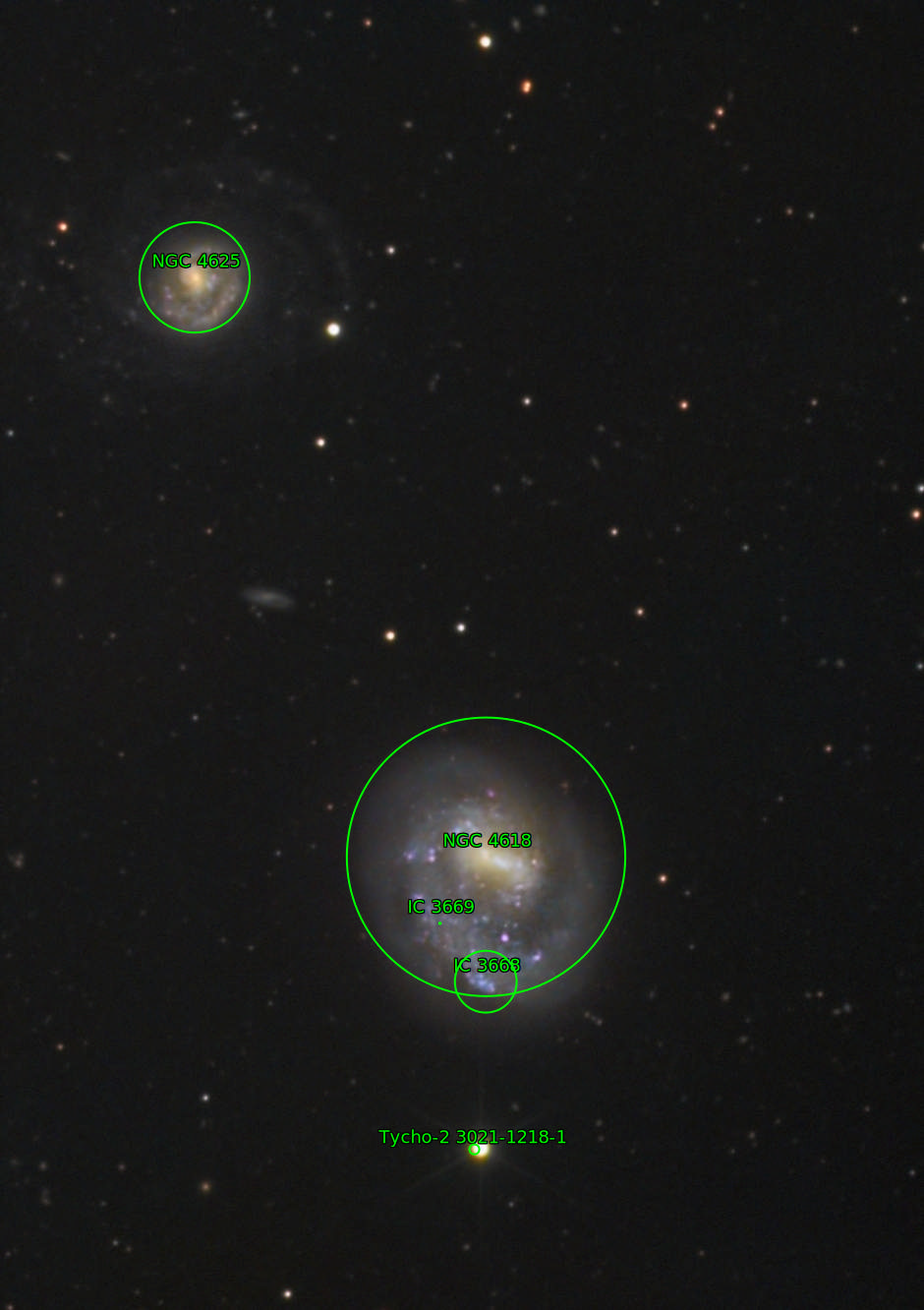 Sternkarten-Overlay (Astrometry.net)