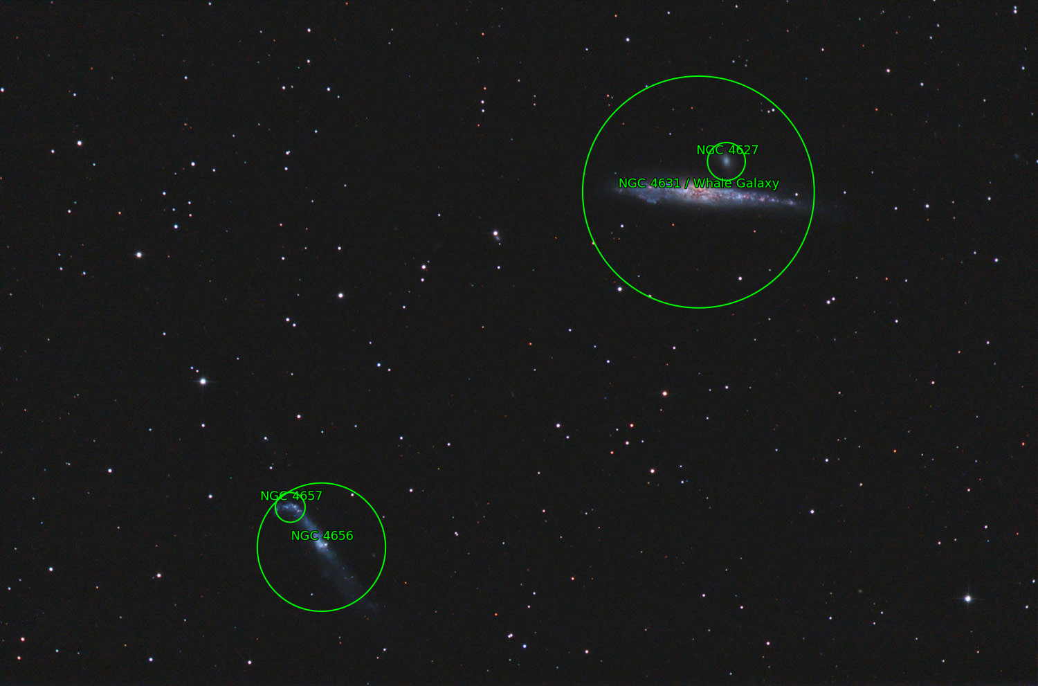 Sternkarten-Overlay (Astrometry.net)