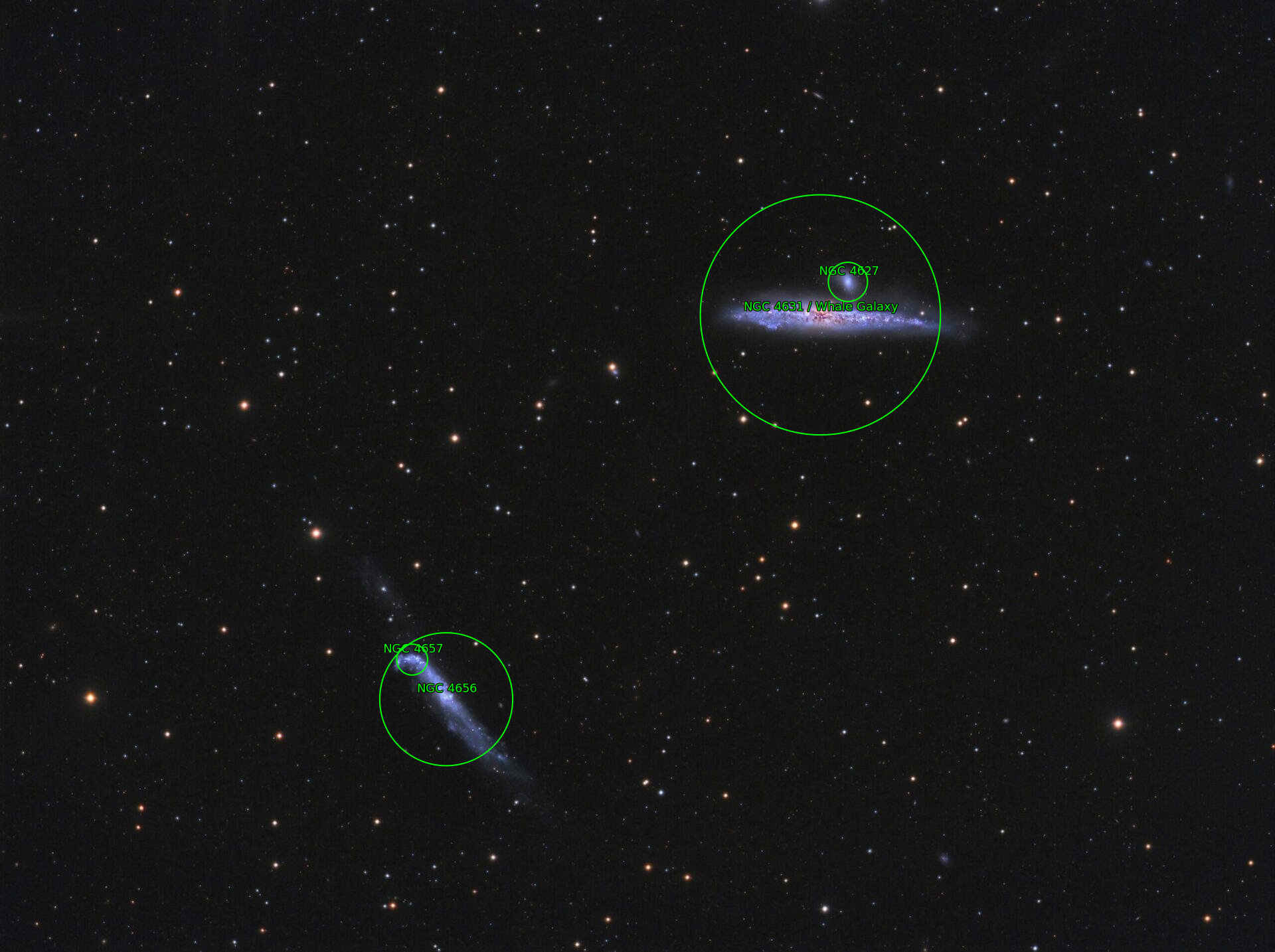 Sternkarten-Overlay (Astrometry.net)