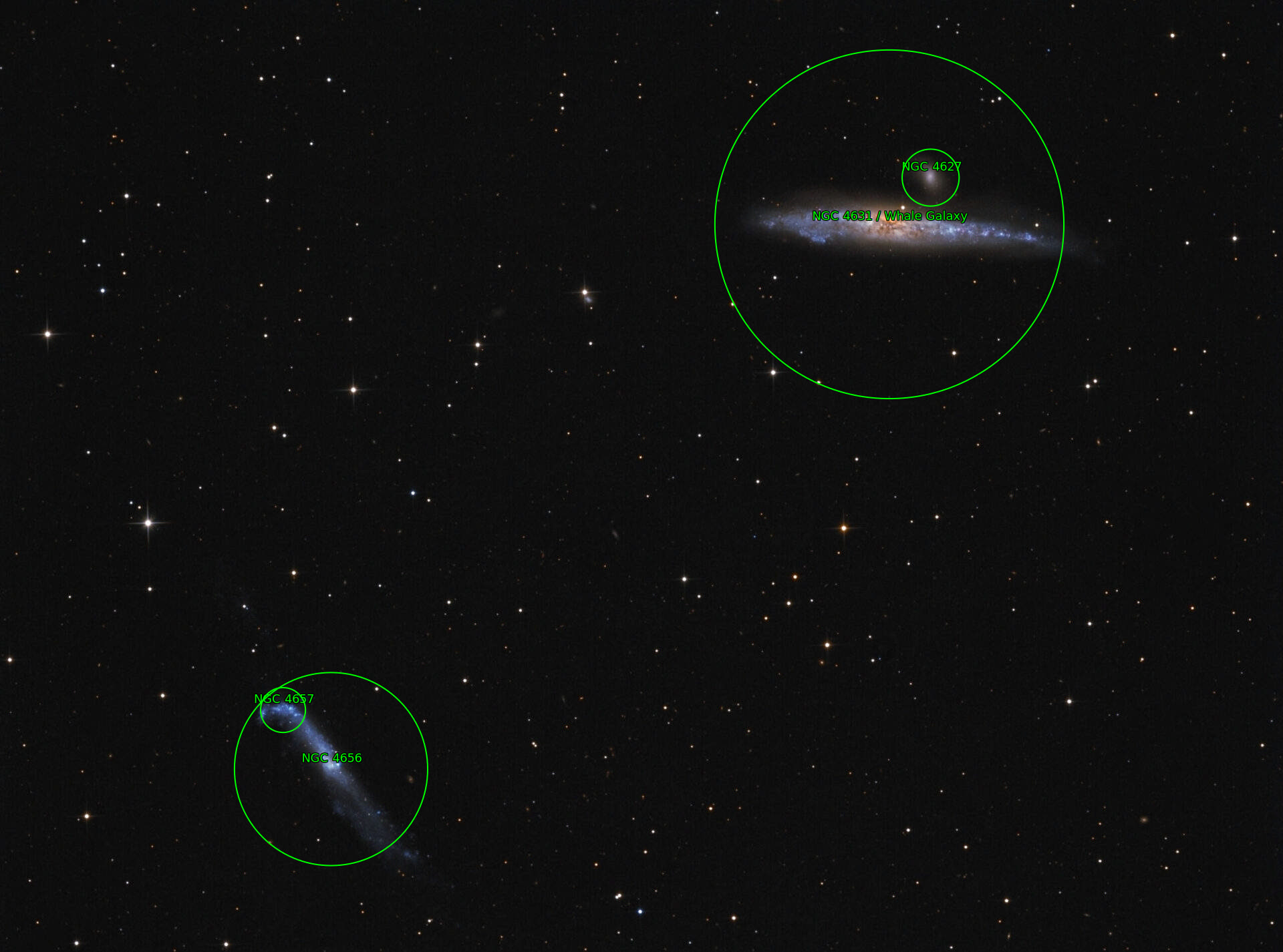 Sternkarten-Overlay (Astrometry.net)