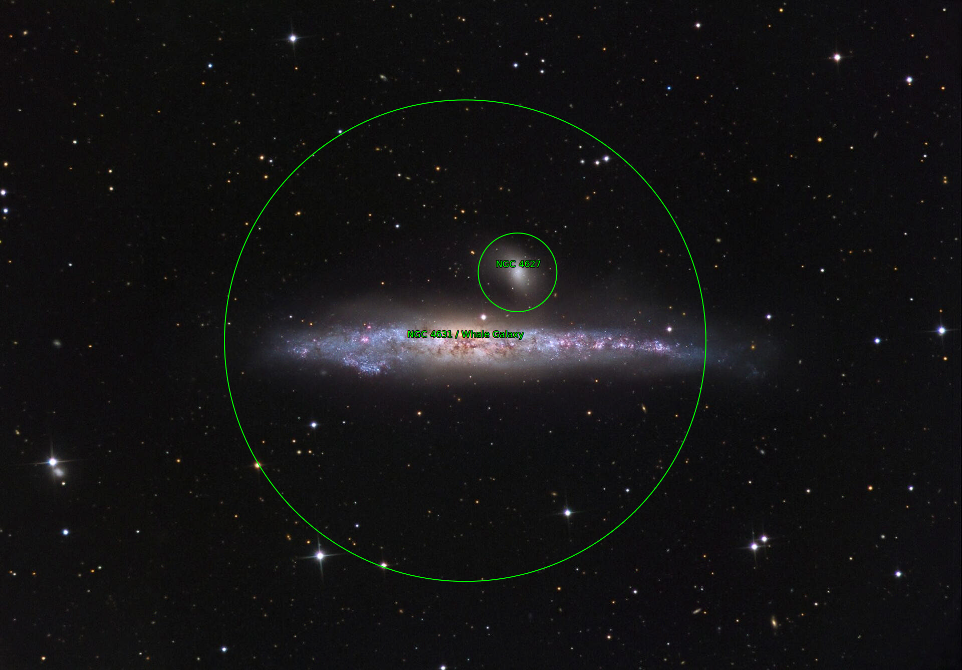 Sternkarten-Overlay (Astrometry.net)