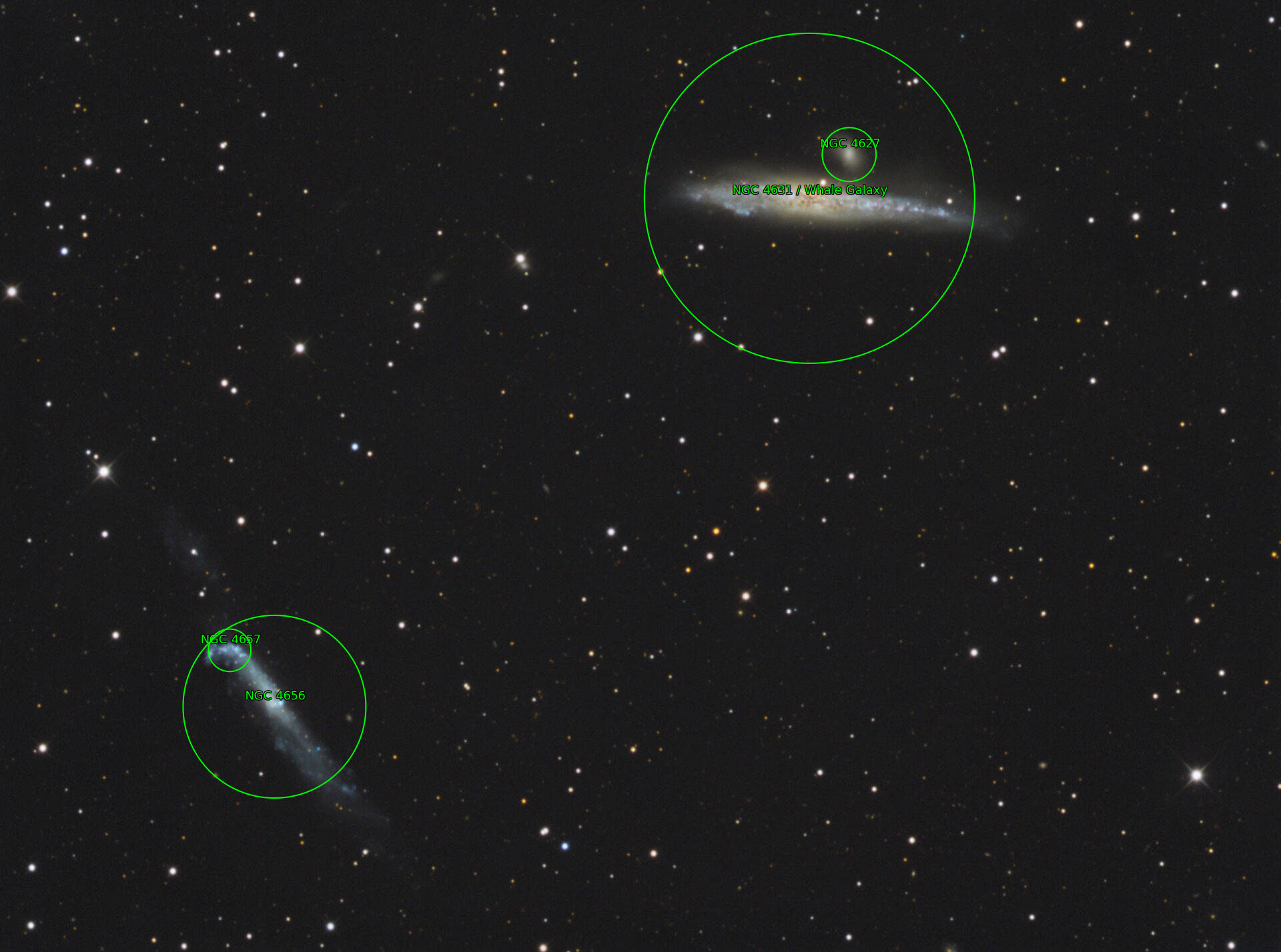 Sternkarten-Overlay (Astrometry.net)