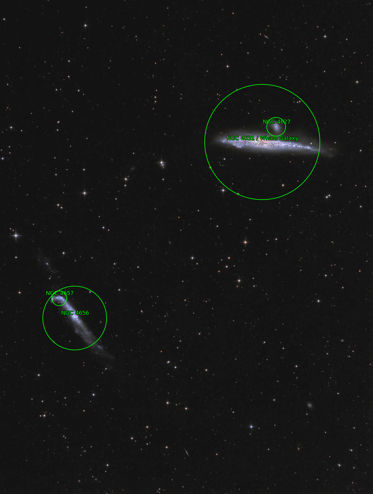 Sternkarten-Overlay (Astrometry.net)