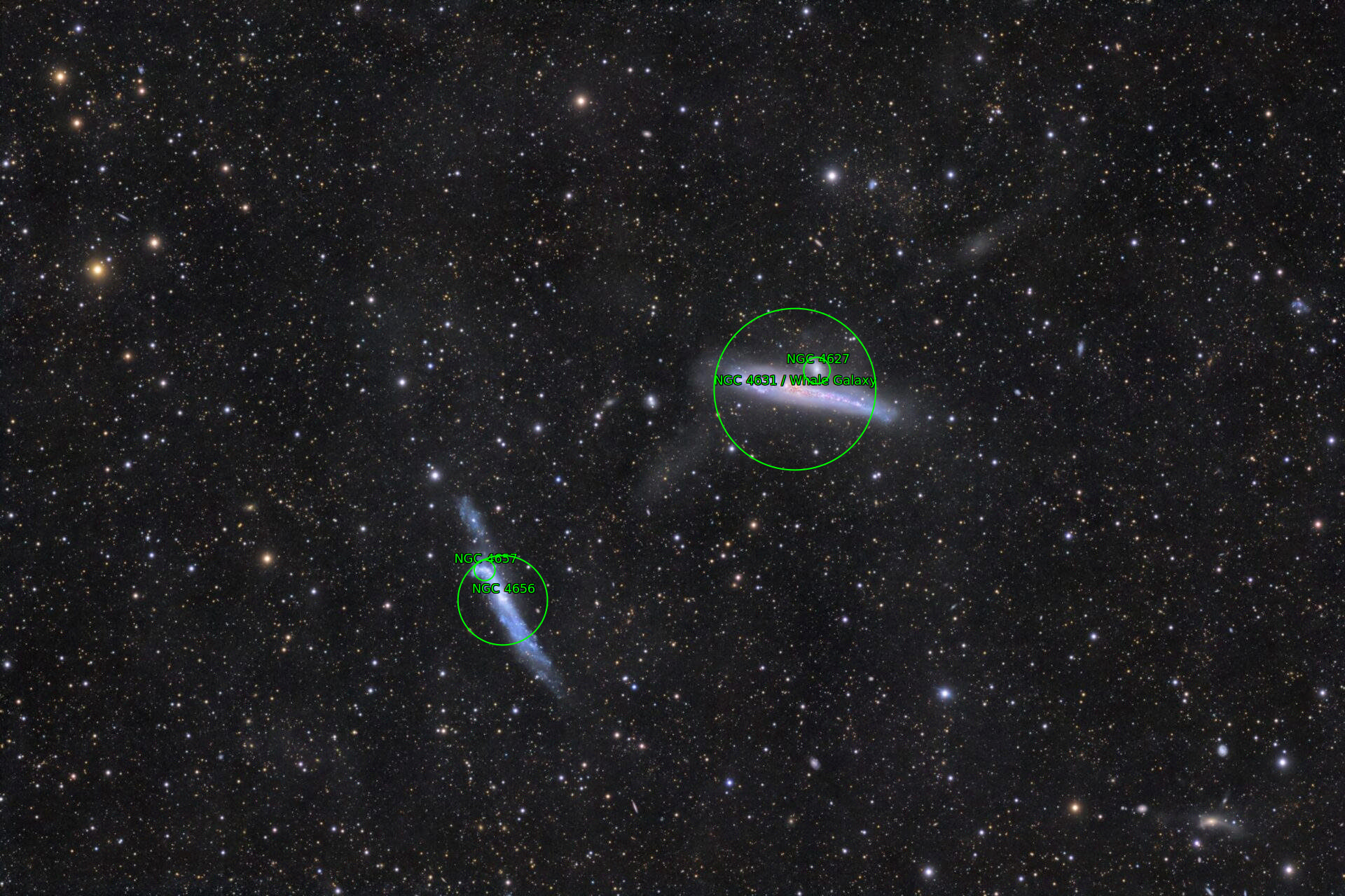 Sternkarten-Overlay (Astrometry.net)