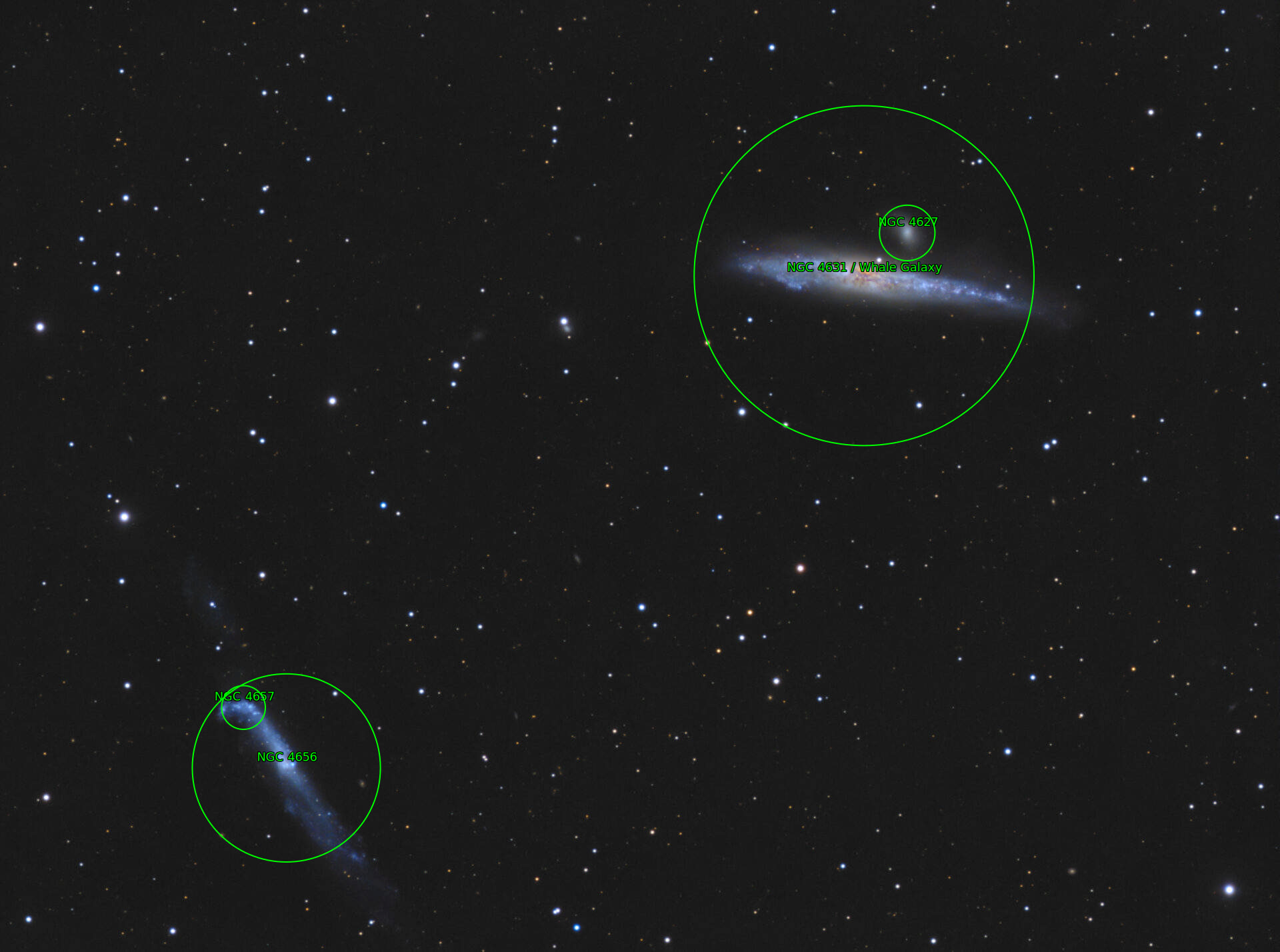 Sternkarten-Overlay (Astrometry.net)
