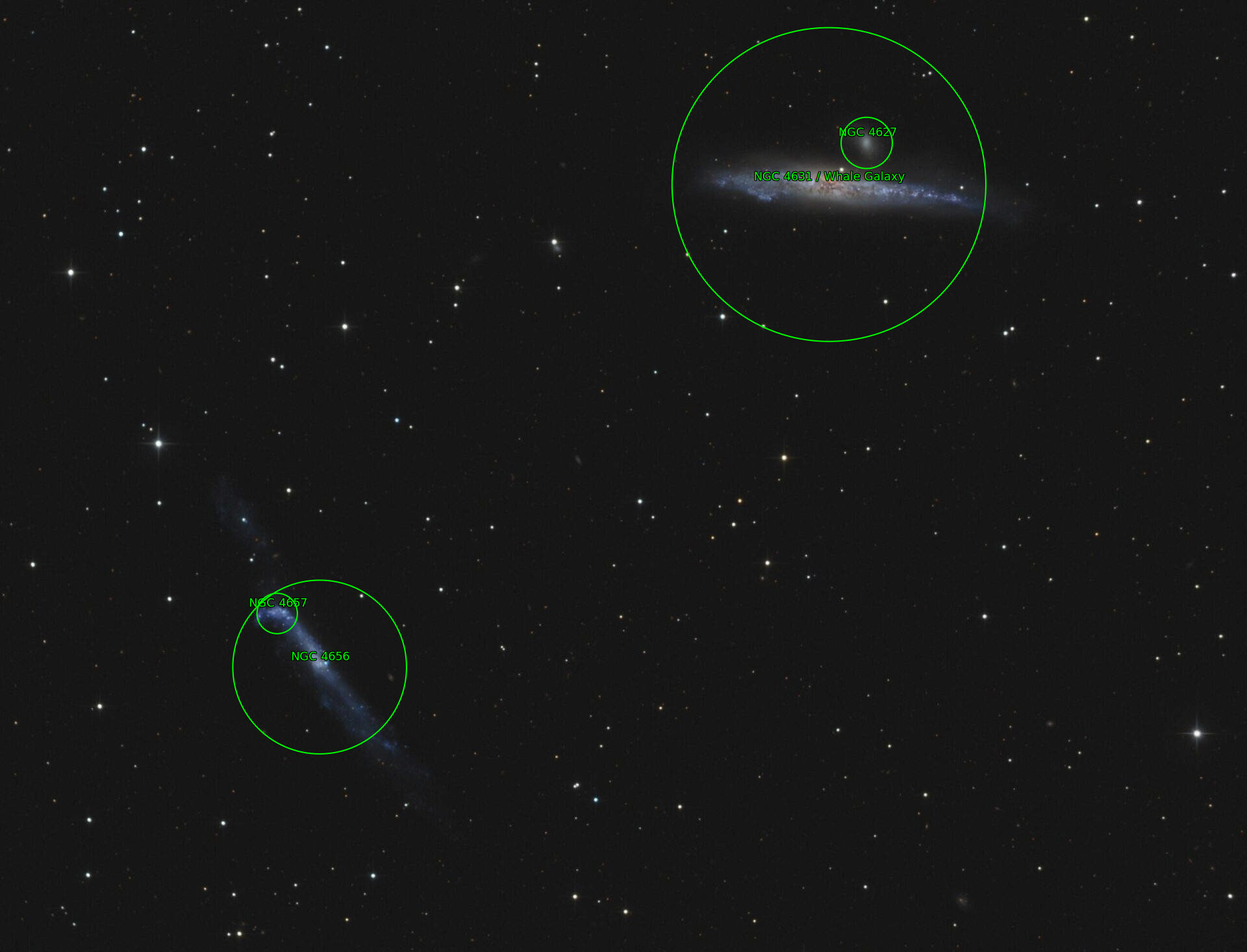 Sternkarten-Overlay (Astrometry.net)