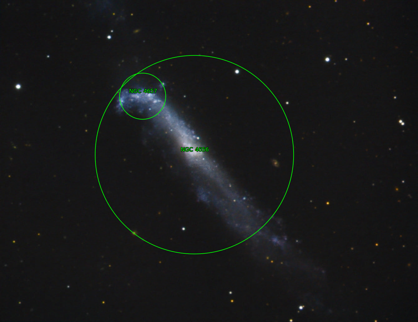 Sternkarten-Overlay (Astrometry.net)