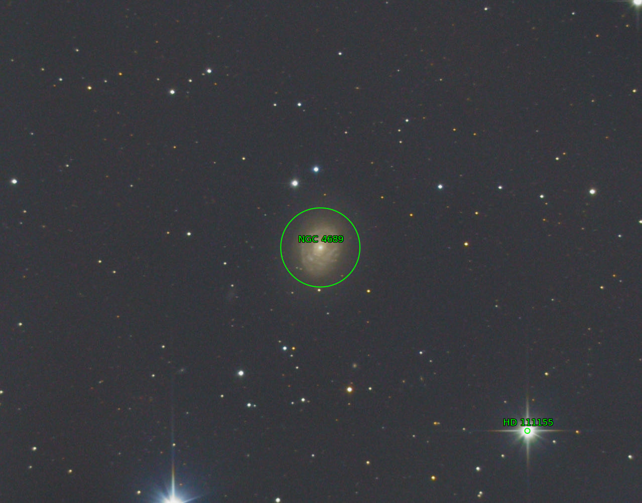 Sternkarten-Overlay (Astrometry.net)