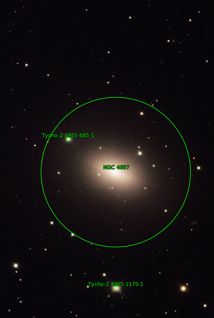 Sternkarten-Overlay (Astrometry.net)