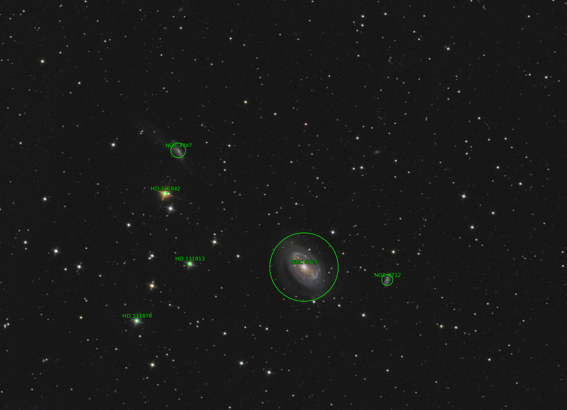 Sternkarten-Overlay (Astrometry.net)