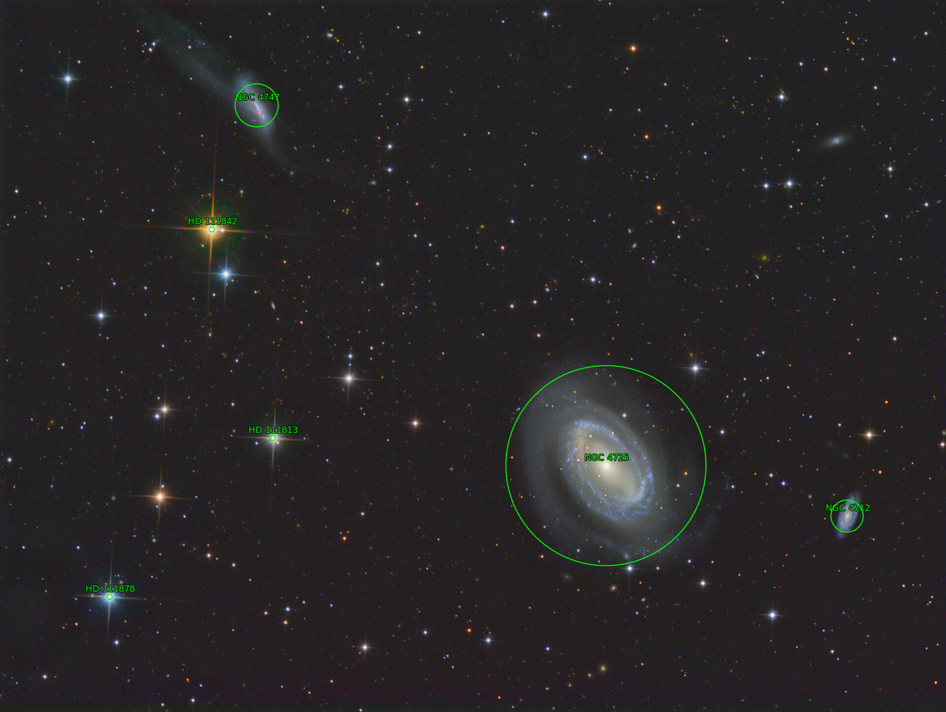 Sternkarten-Overlay (Astrometry.net)