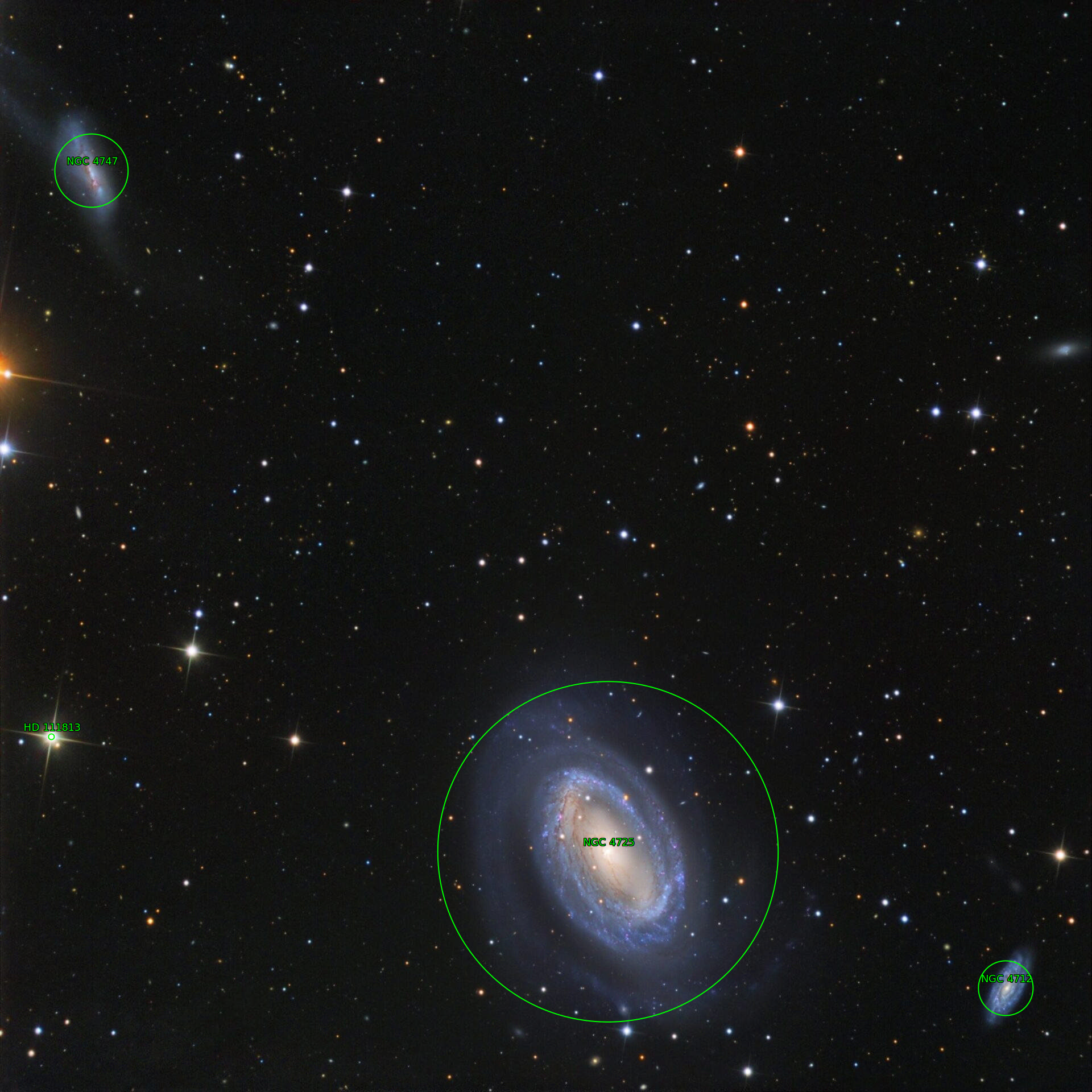 Sternkarten-Overlay (Astrometry.net)