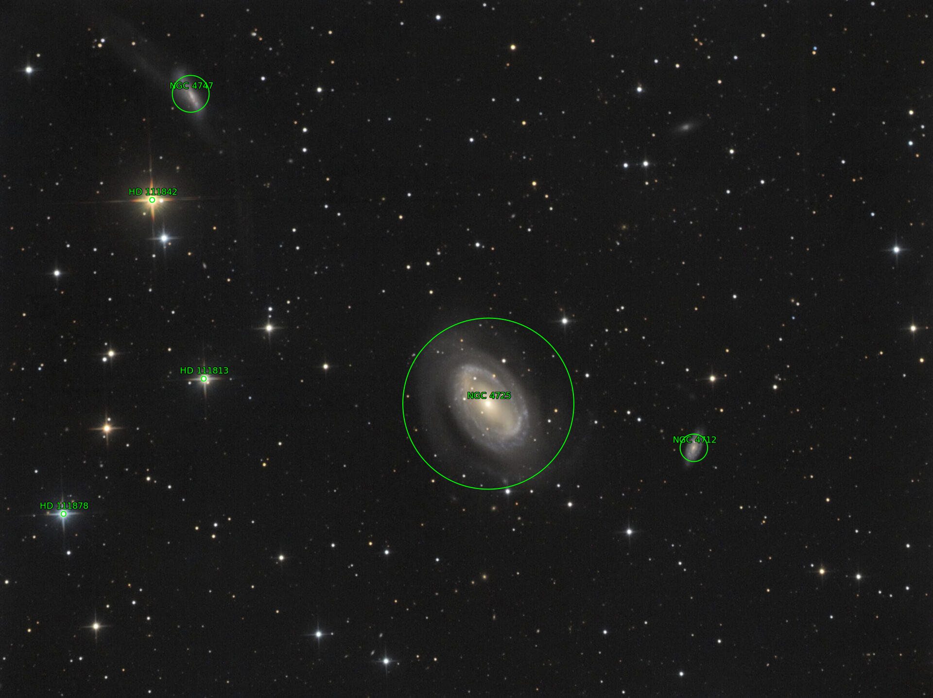Sternkarten-Overlay (Astrometry.net)