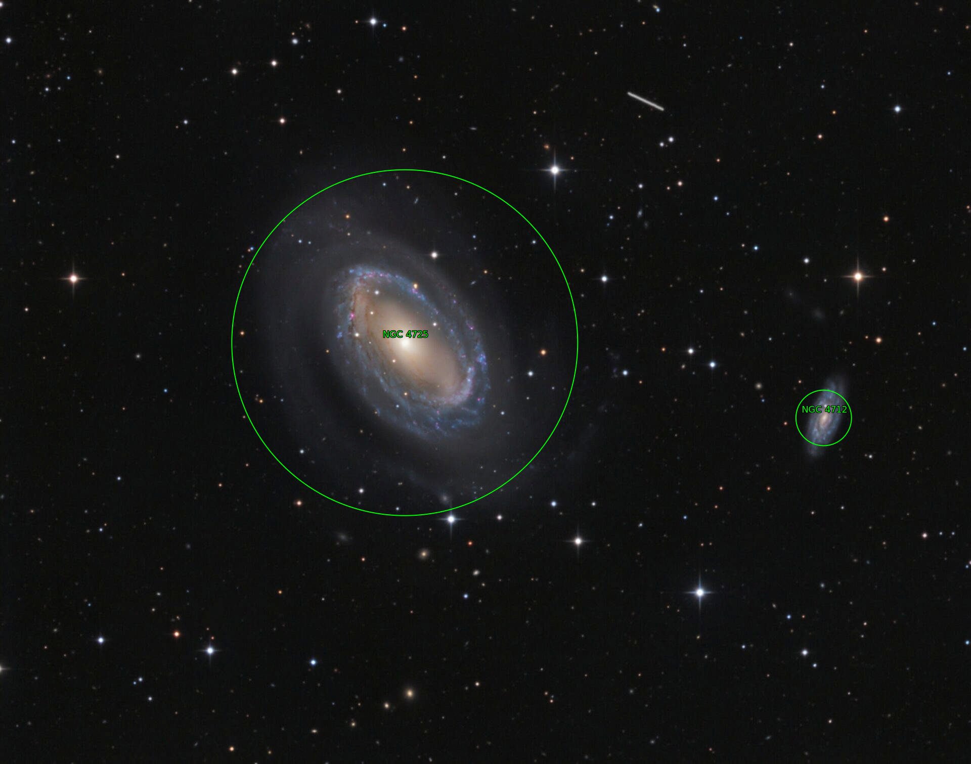 Sternkarten-Overlay (Astrometry.net)