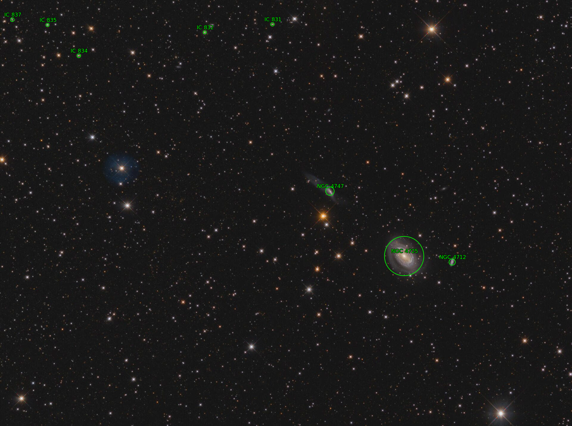 Sternkarten-Overlay (Astrometry.net)