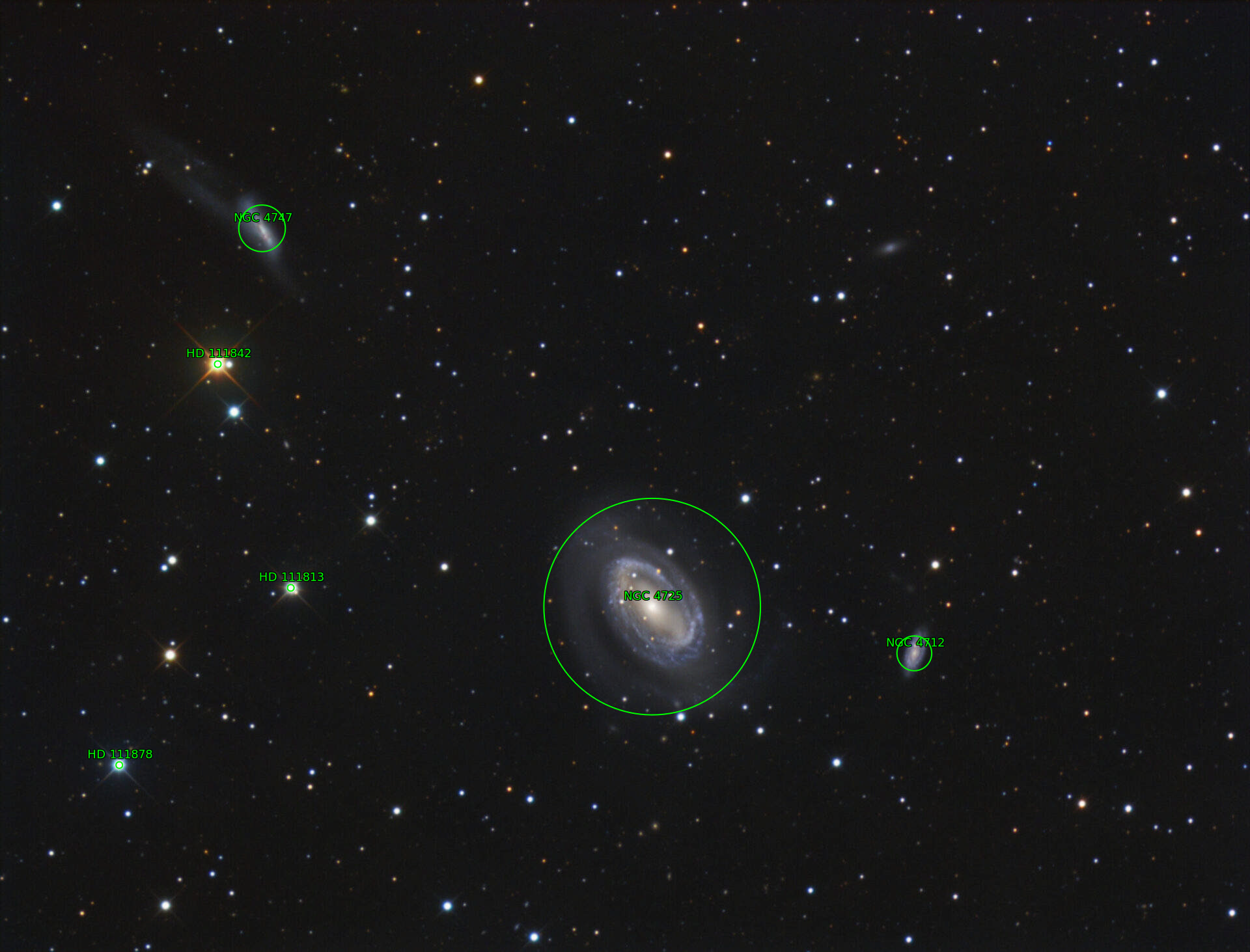 Sternkarten-Overlay (Astrometry.net)