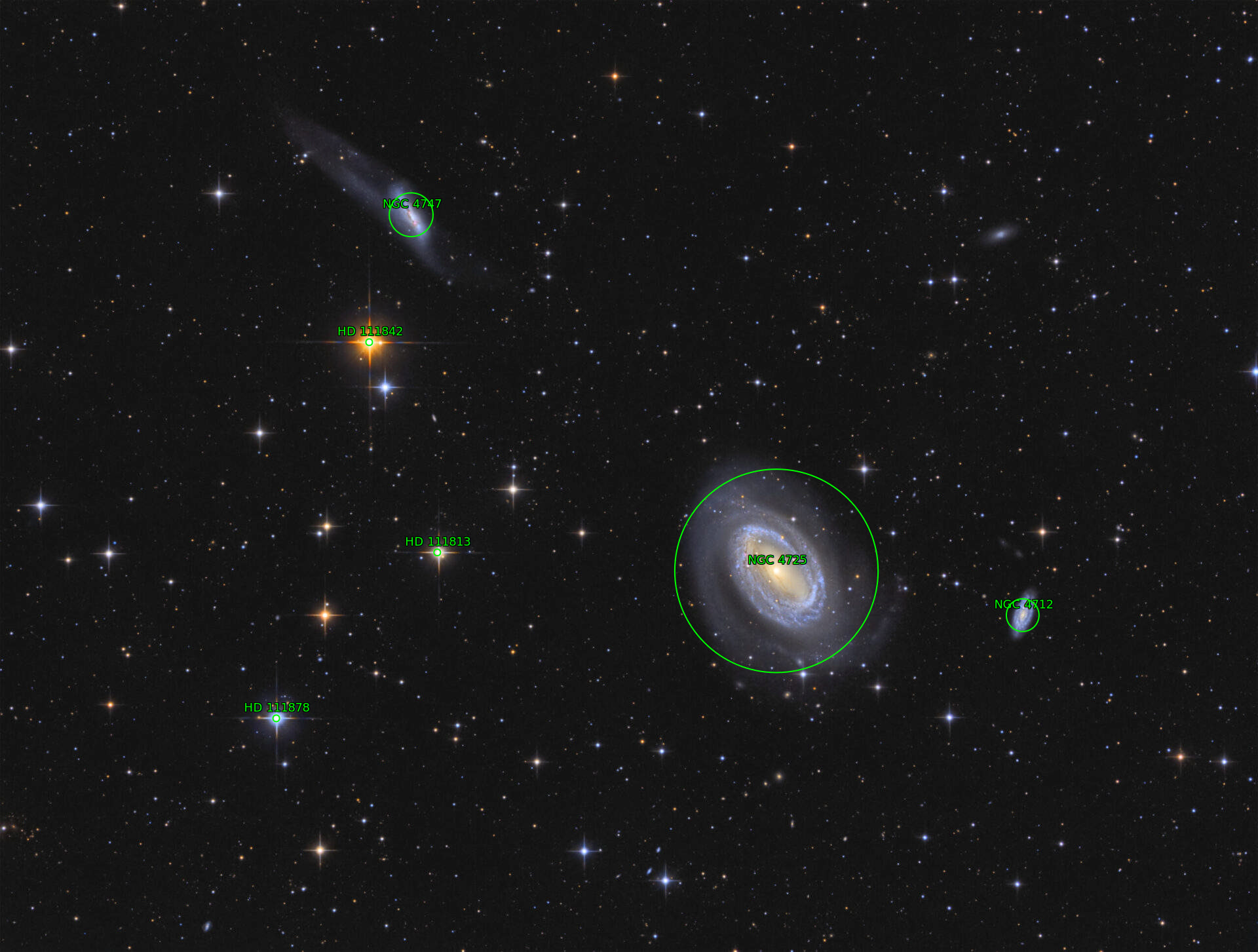 Sternkarten-Overlay (Astrometry.net)