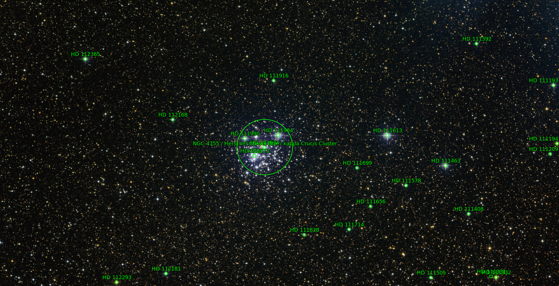 Sternkarten-Overlay (Astrometry.net)