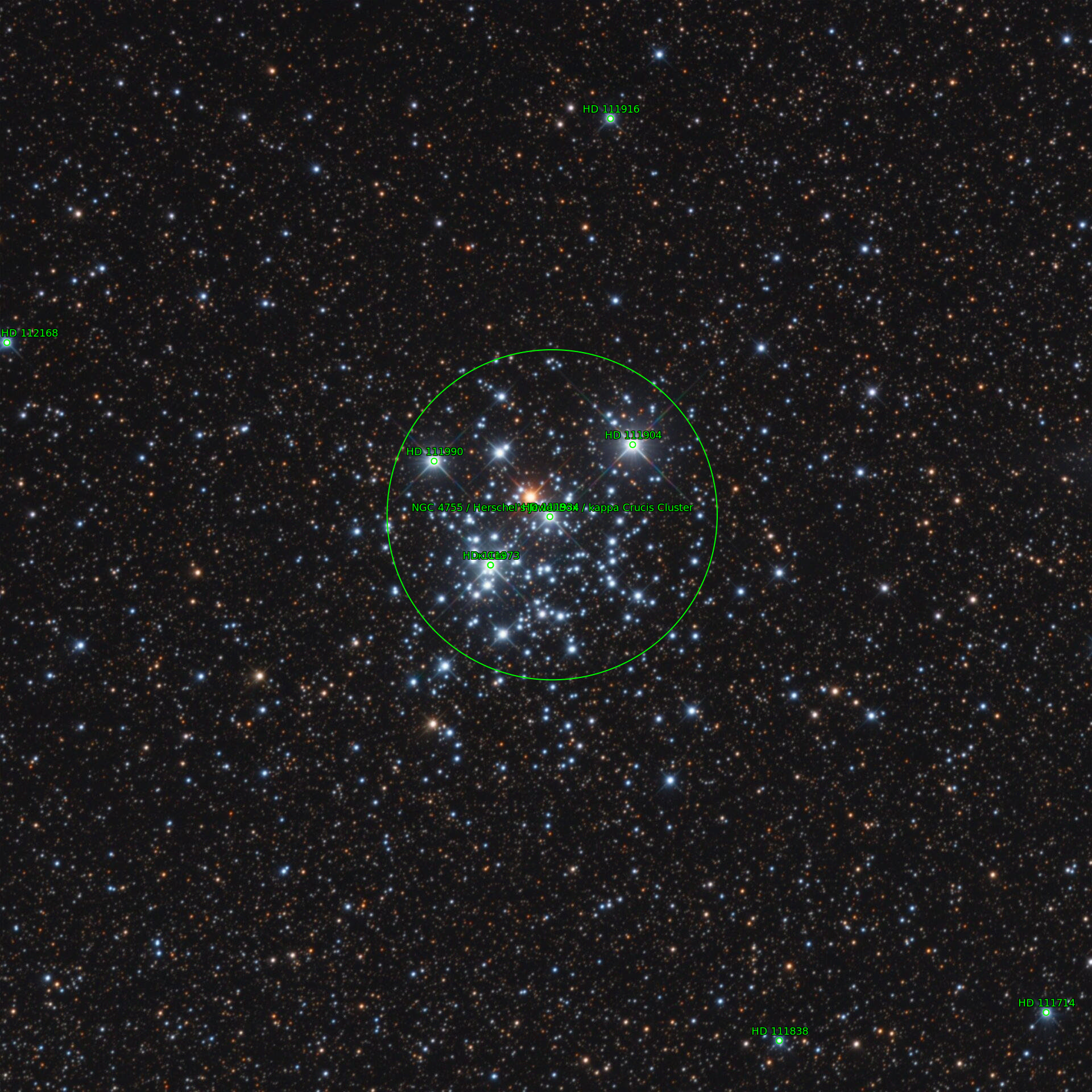 Sternkarten-Overlay (Astrometry.net)