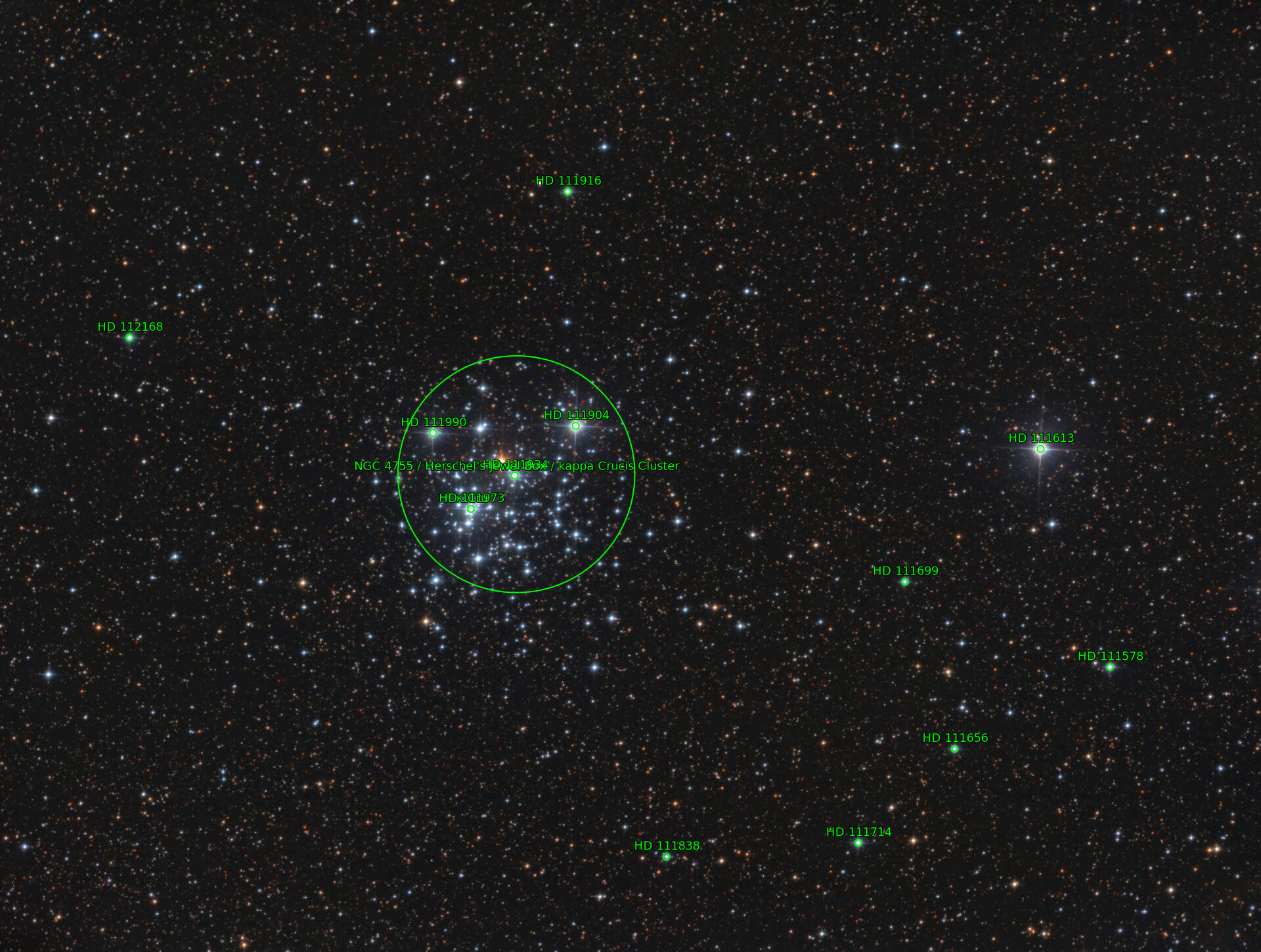 Sternkarten-Overlay (Astrometry.net)